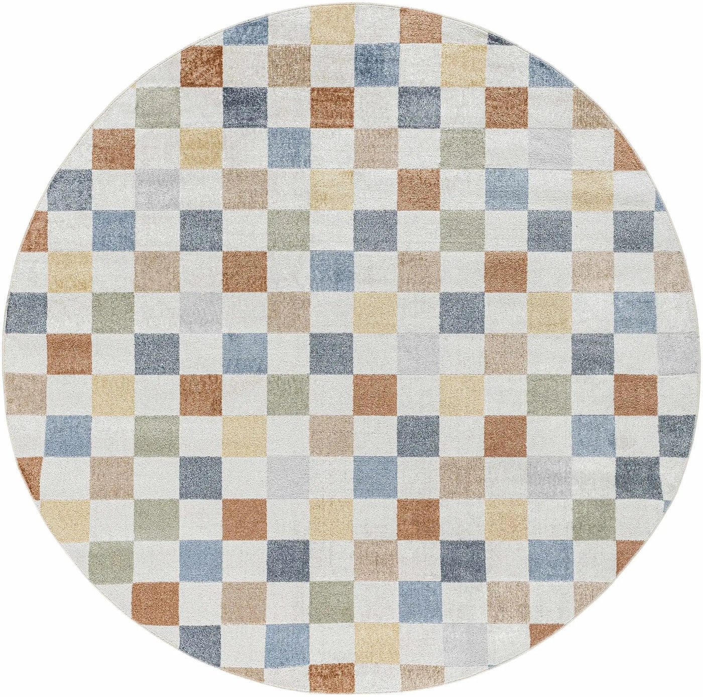 Alie Colorful Checkered Washable Rug by Boutique Rugs