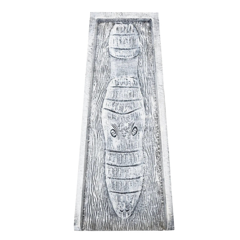 White Alligator 24-in Cast Aluminum Downspout Gutter Splash Block by Sharicks