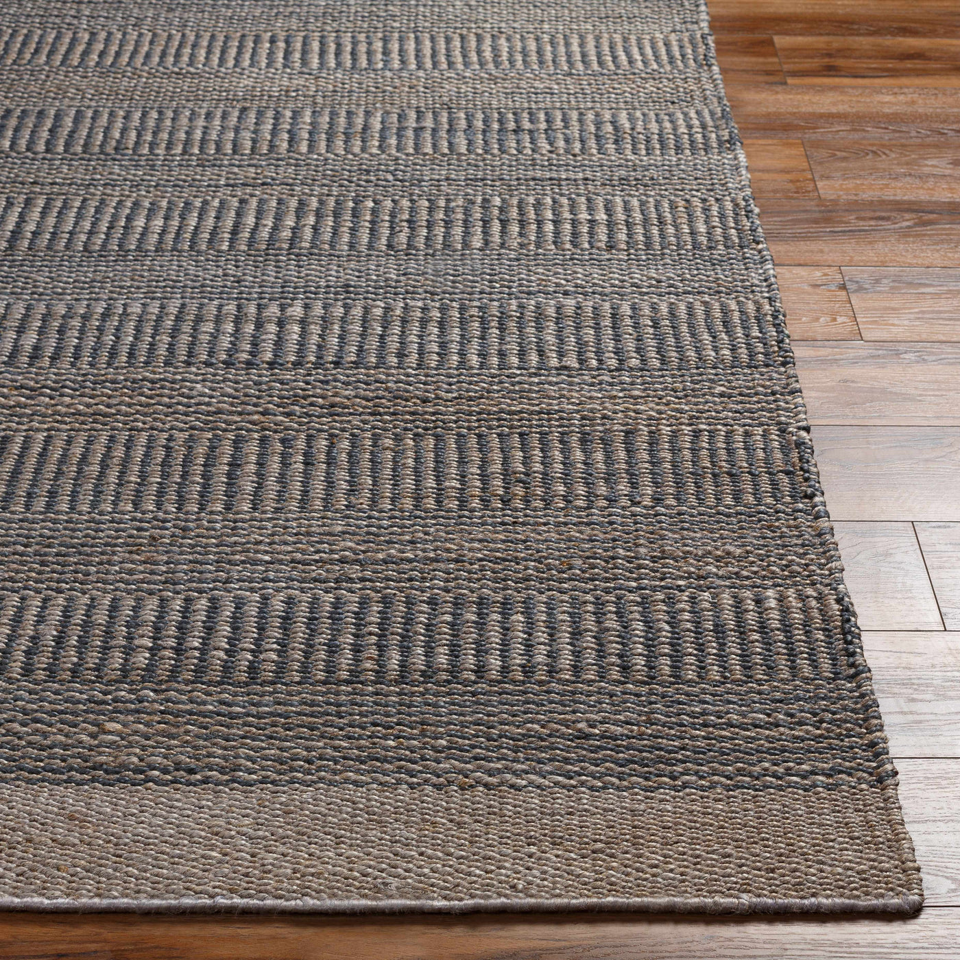Navy Elle Jute Rug by Boutique Rugs