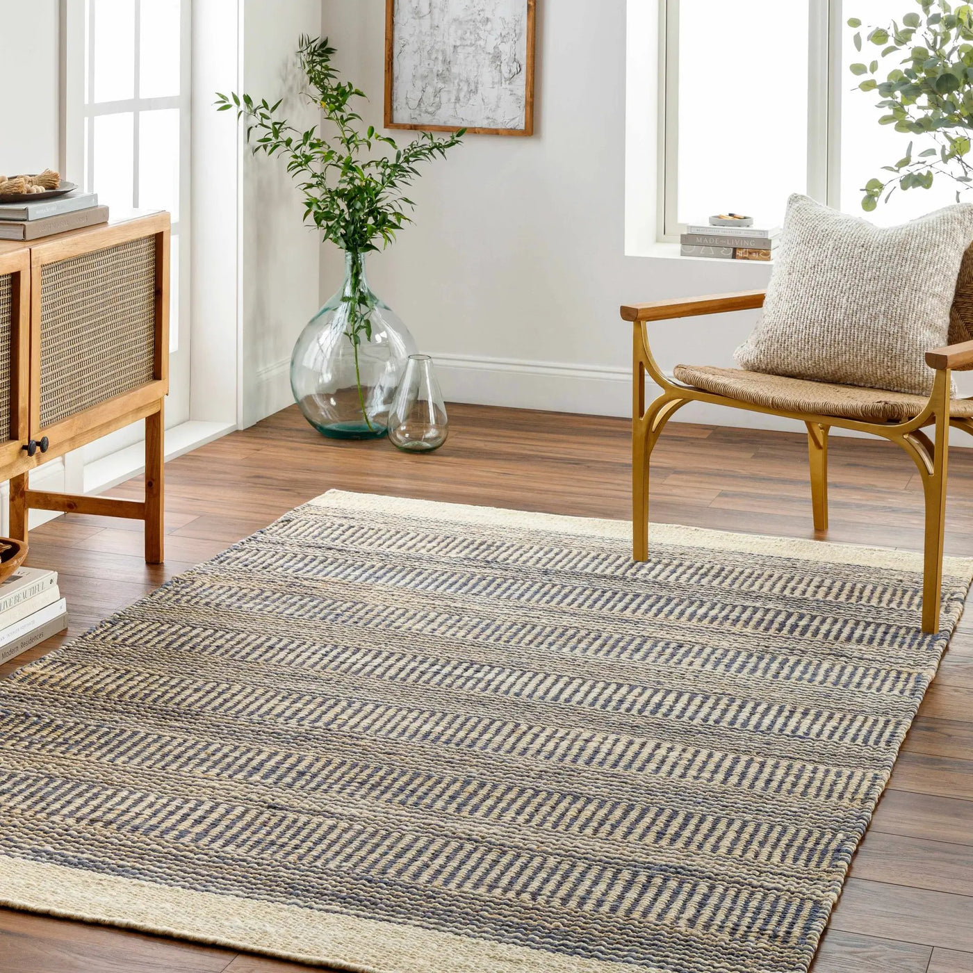 Blue Elle Area Rug - Clearance by Boutique Rugs