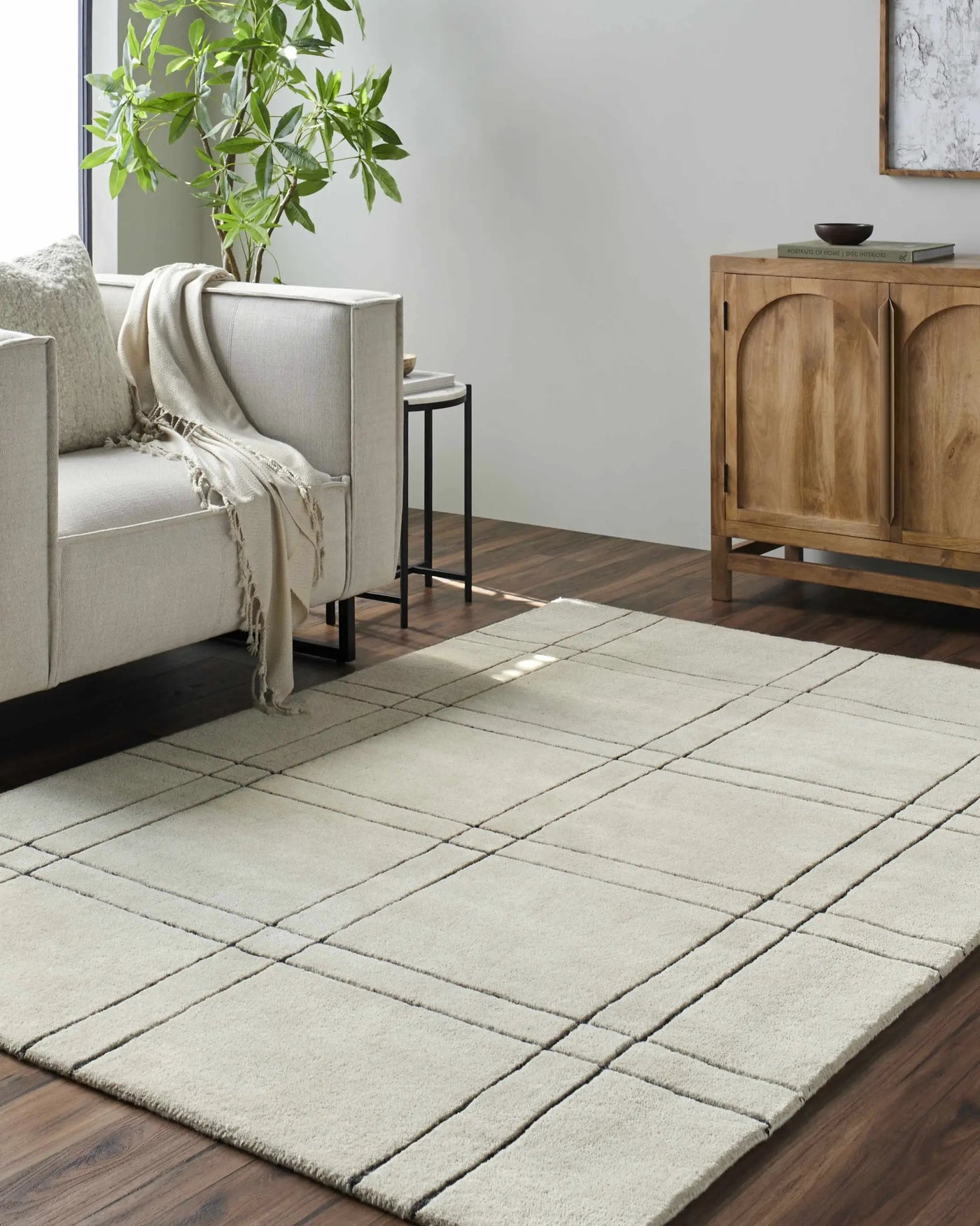 Sixto Beige Area Rug - Clearance by Boutique Rugs