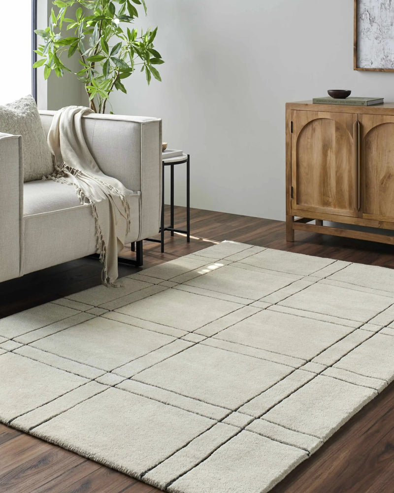 Sixto Beige Area Rug - Clearance by Boutique Rugs