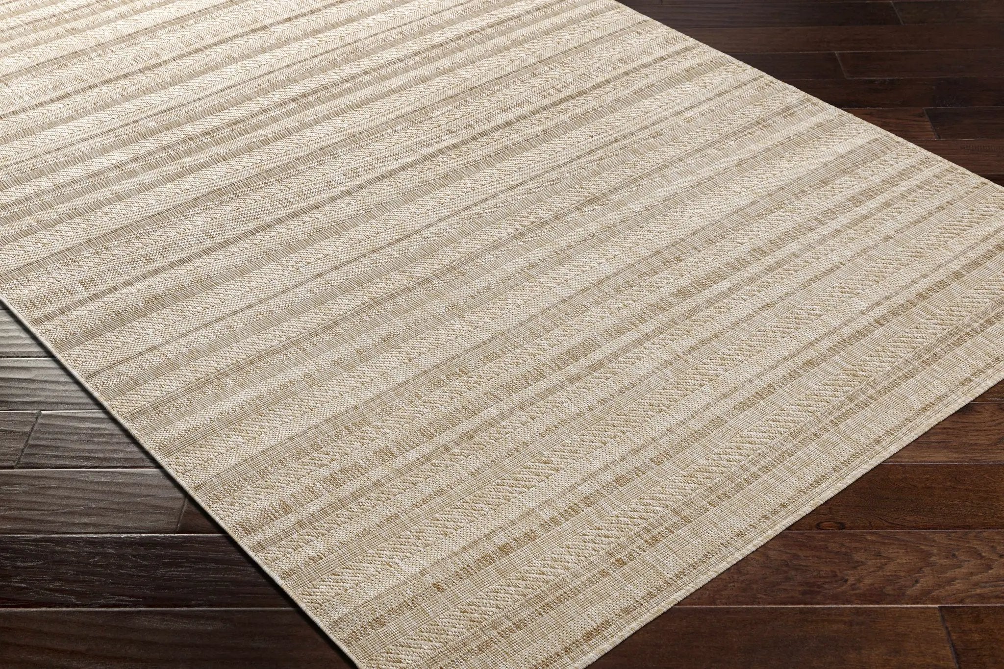 Sultanhisar Striped Nordic Outdoor Rug by Boutique Rugs