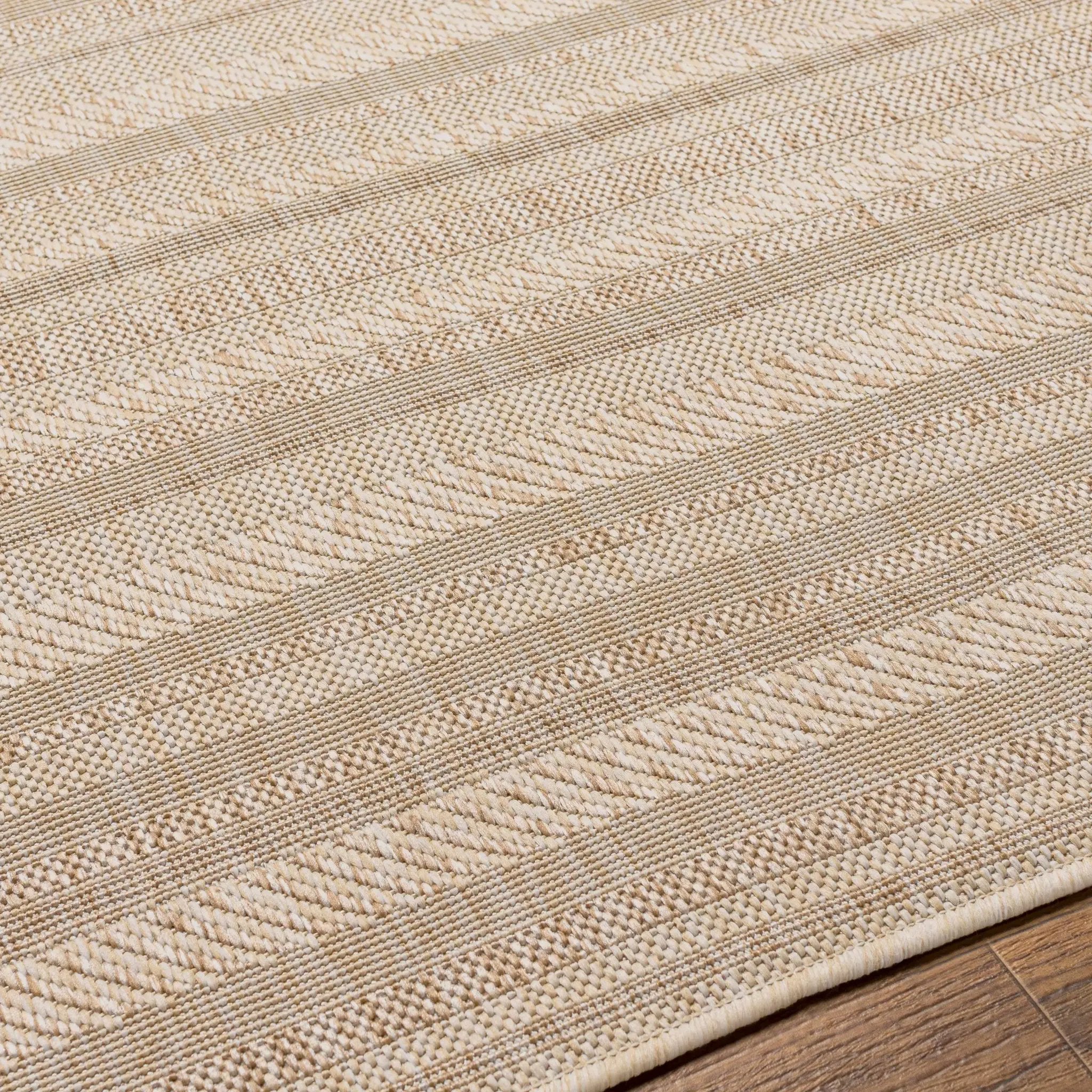 Sultanhisar Striped Nordic Outdoor Rug by Boutique Rugs