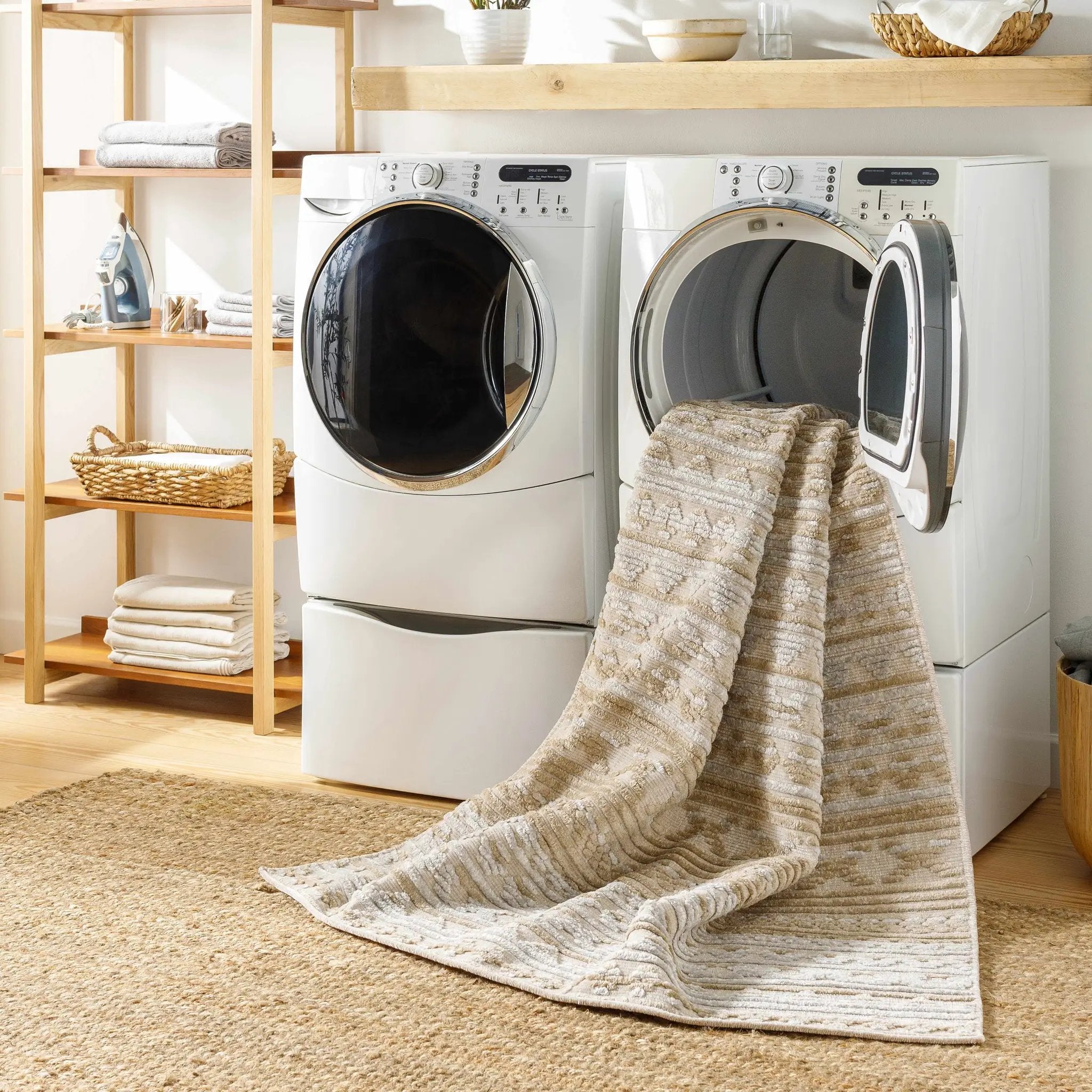 Alvan 3D Washable Rug - Clearance by Boutique Rugs