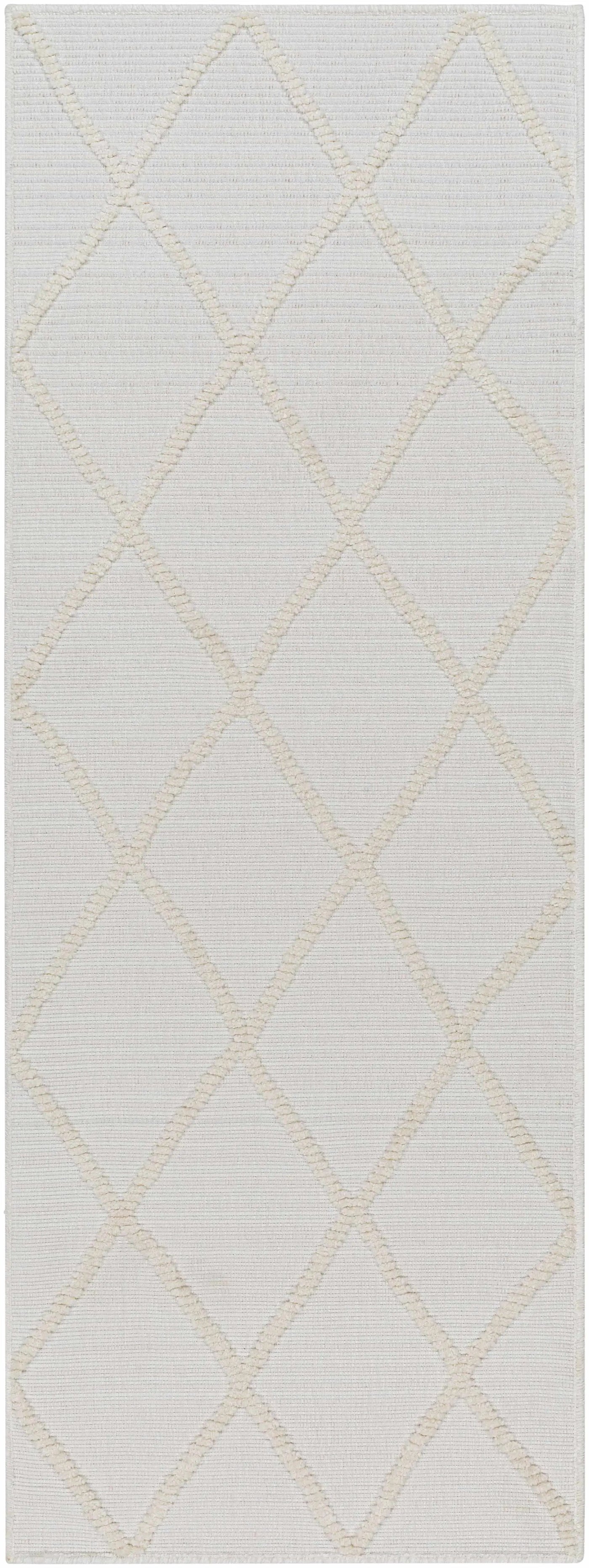 Amani White Washable Rug - Clearance by Boutique Rugs