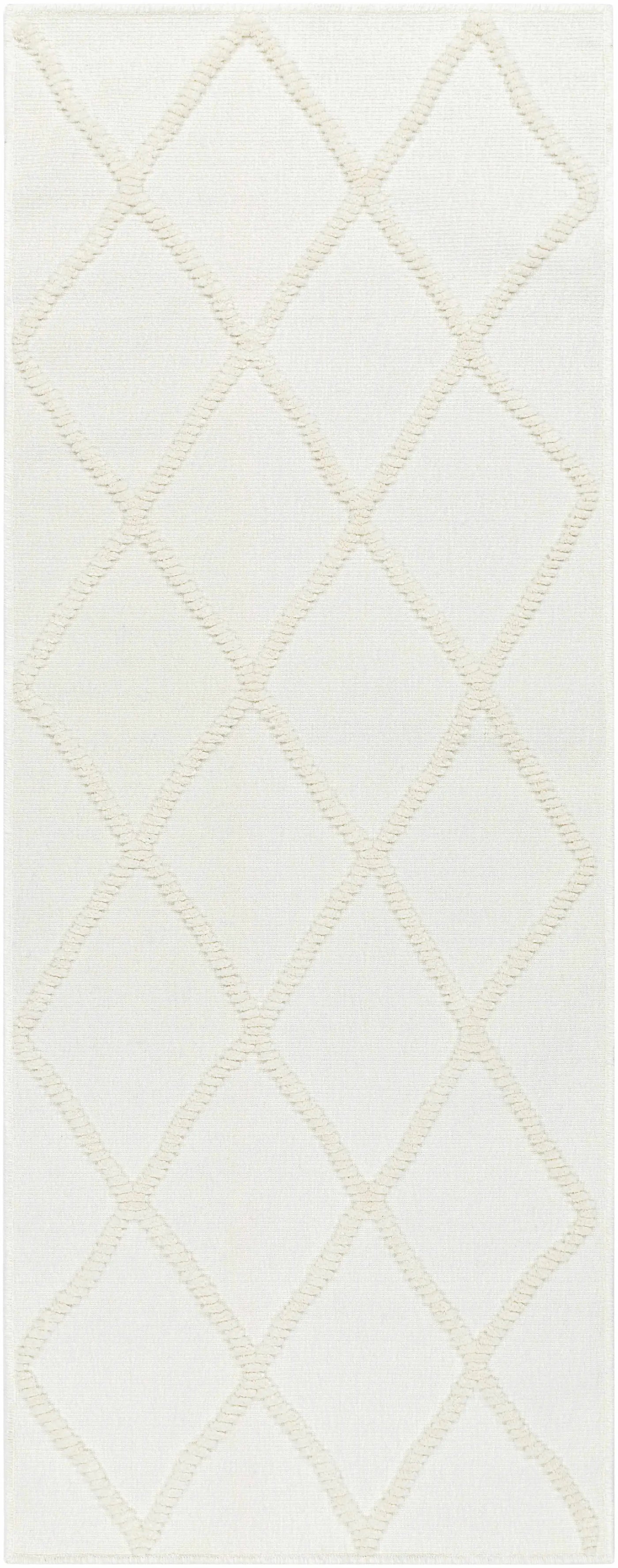Amani White Washable Rug - Clearance by Boutique Rugs