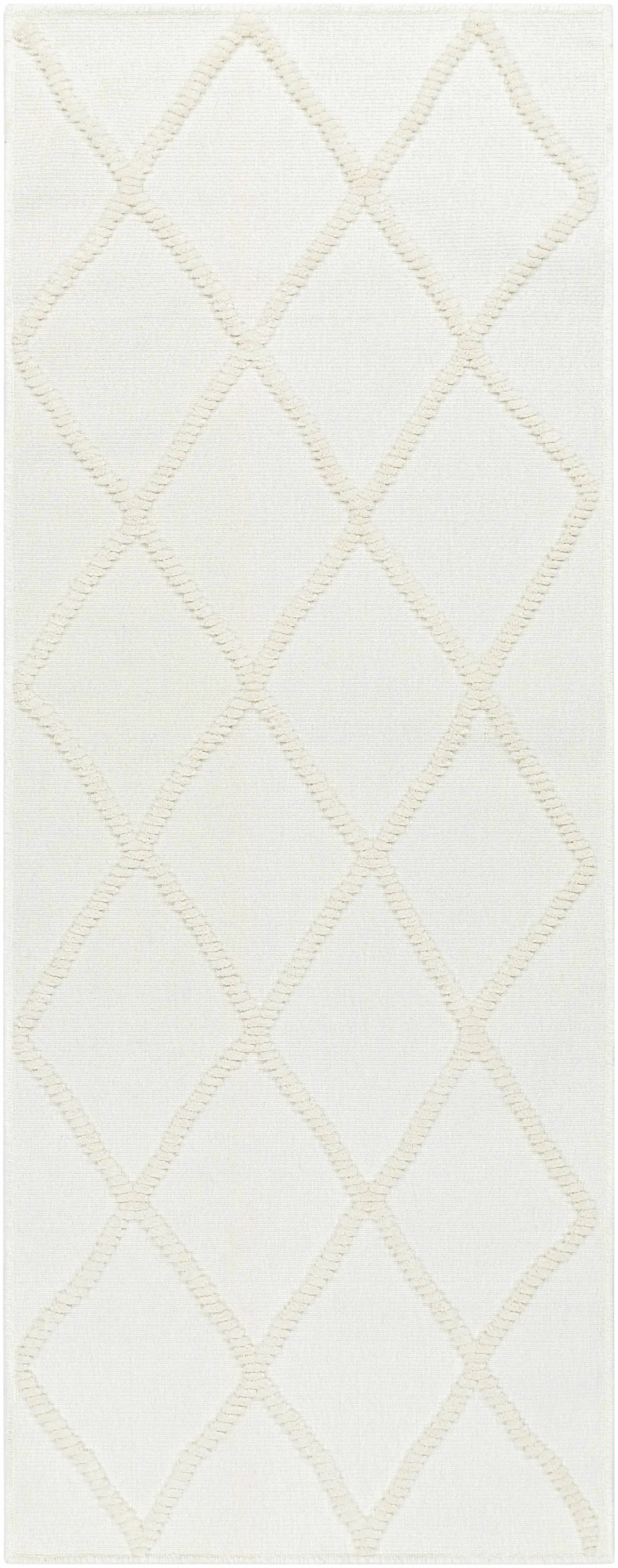 Amani White Washable Rug - Clearance by Boutique Rugs