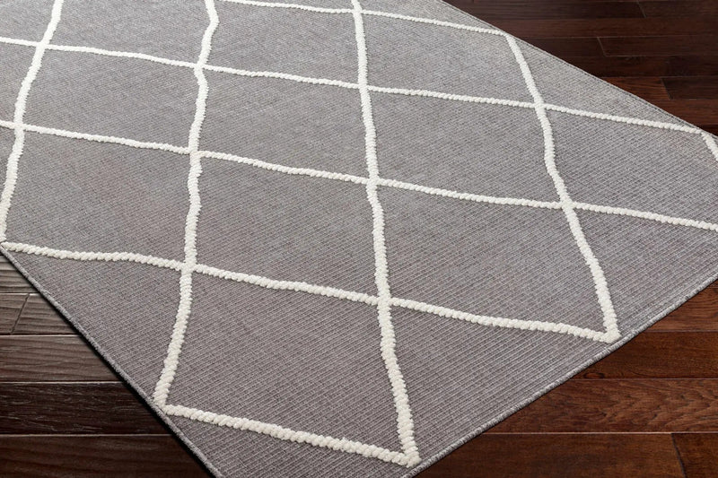 Amani Gray Washable Rug - Clearance by Boutique Rugs