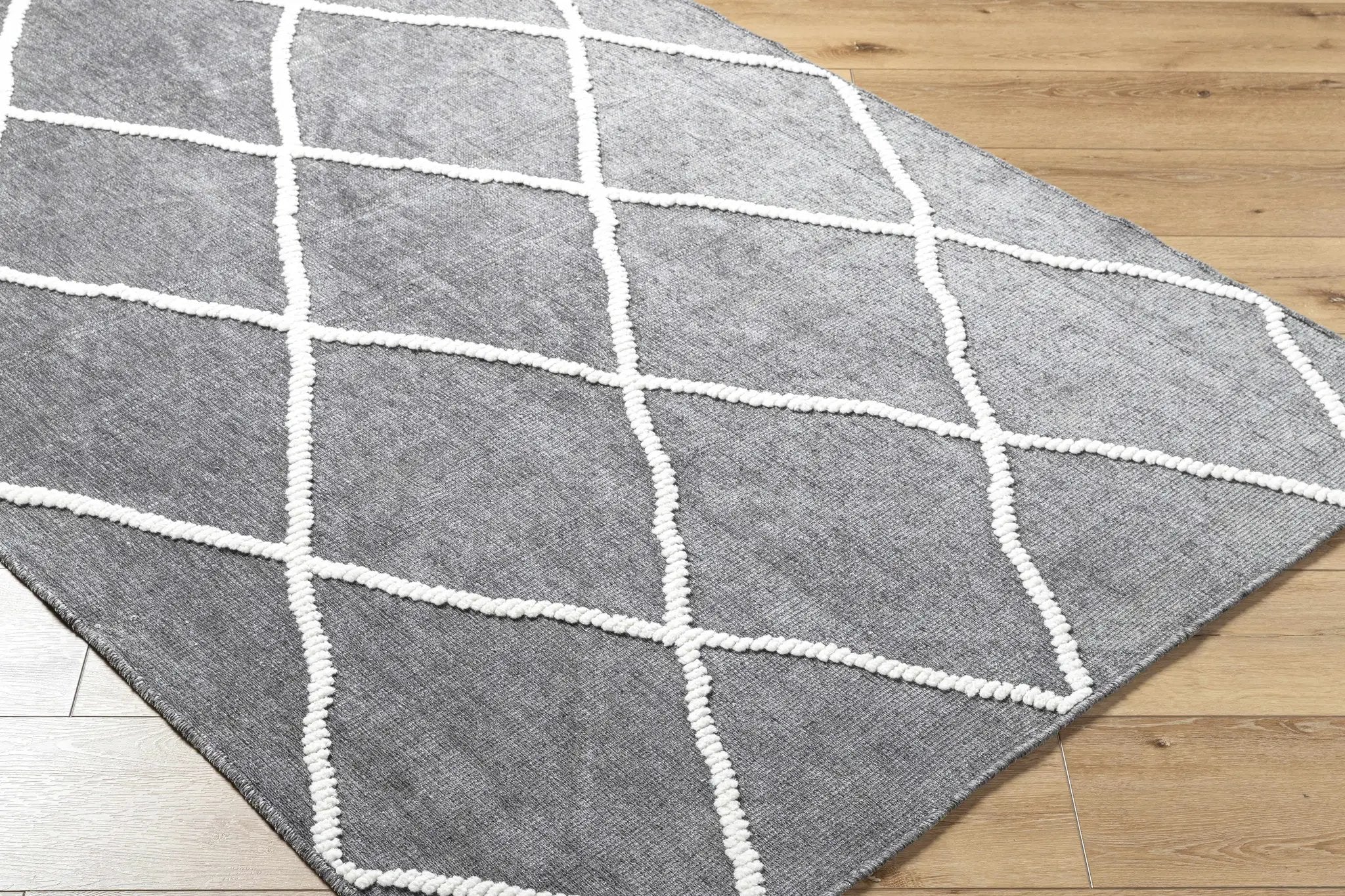 Amani Gray Washable Rug - Clearance by Boutique Rugs