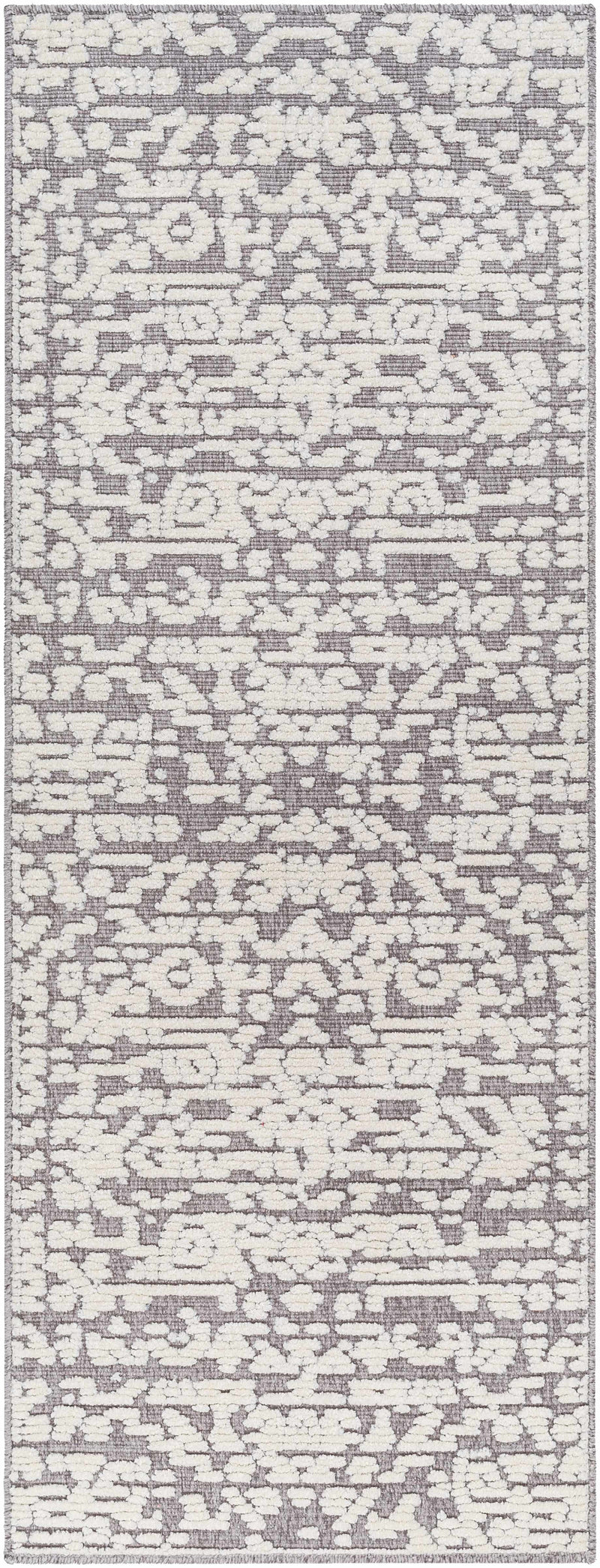 Beren Gray Washable Area Rug - Clearance by Boutique Rugs