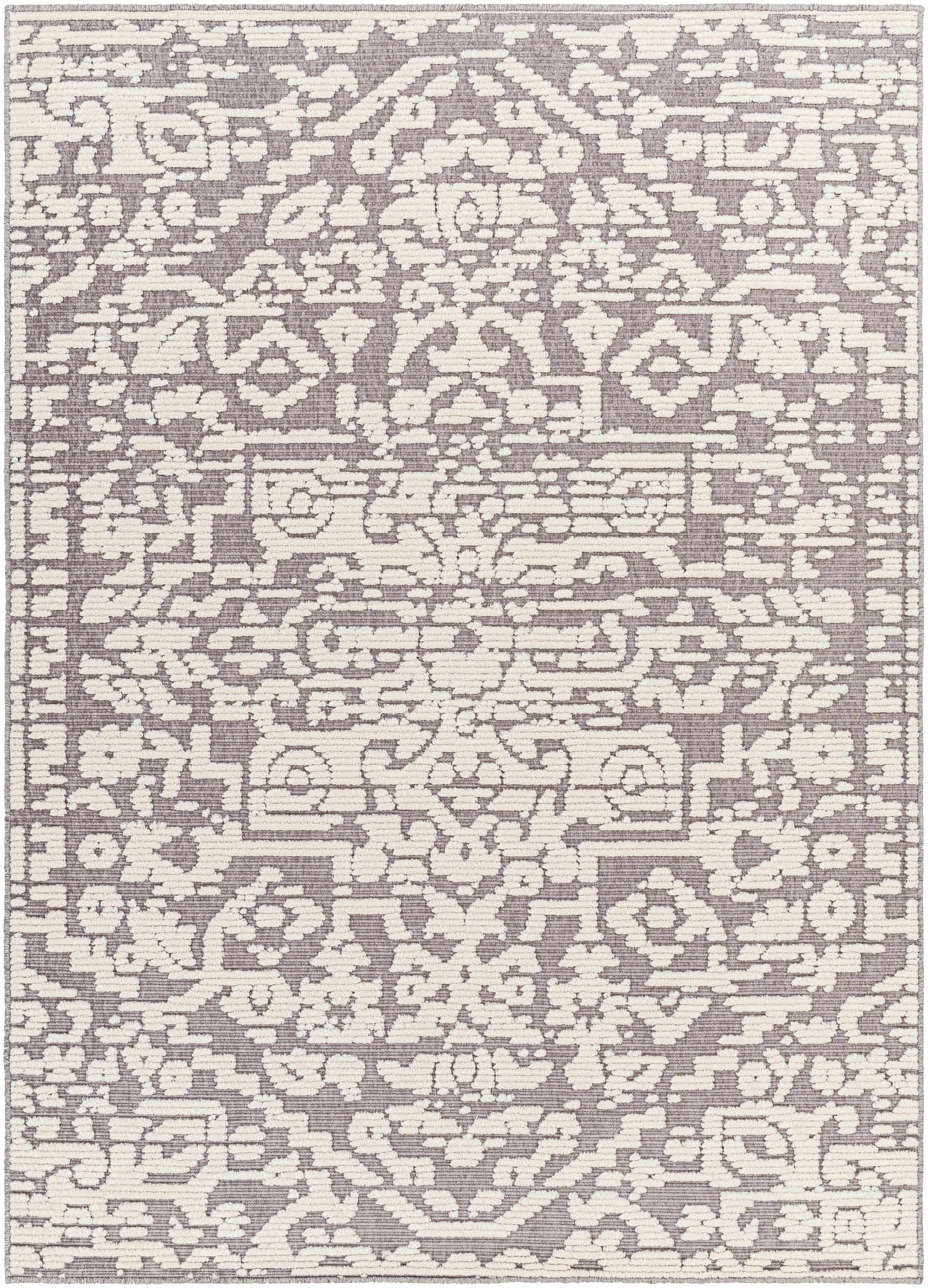 Beren Gray Washable Area Rug - Clearance by Boutique Rugs