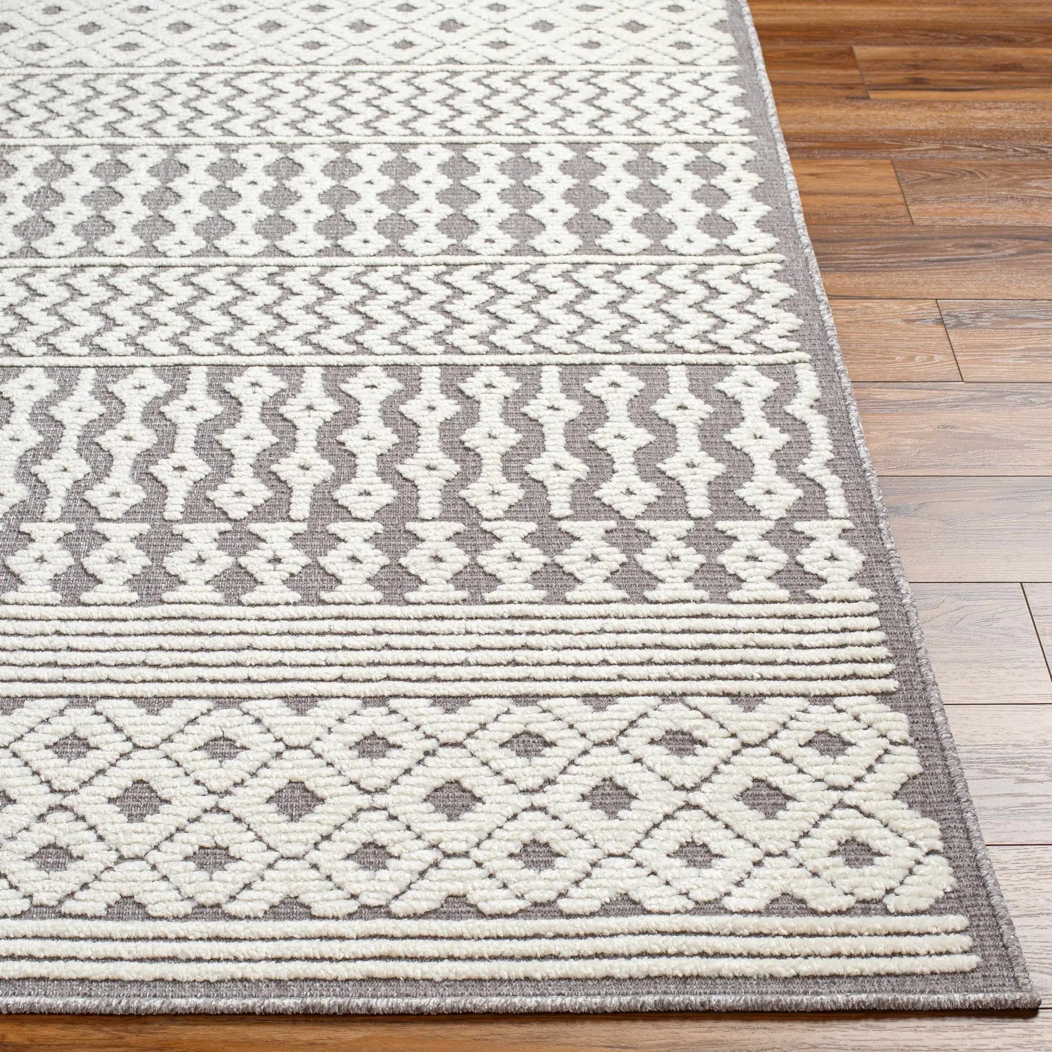Drago Gray 3D Area Rug - Clearance by Boutique Rugs