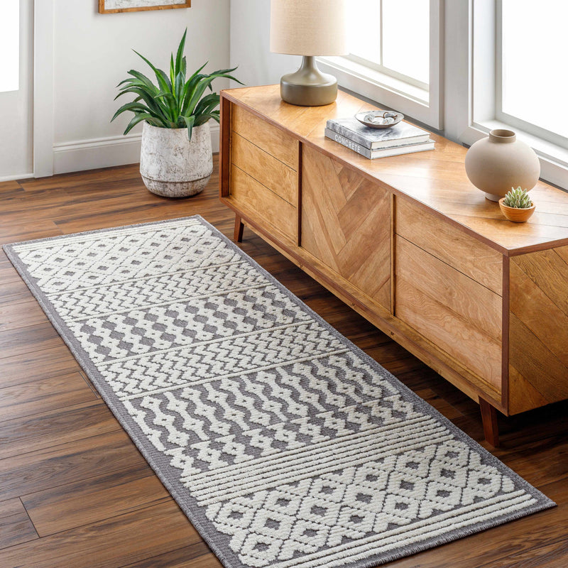 Drago Gray 3D Area Rug - Clearance by Boutique Rugs