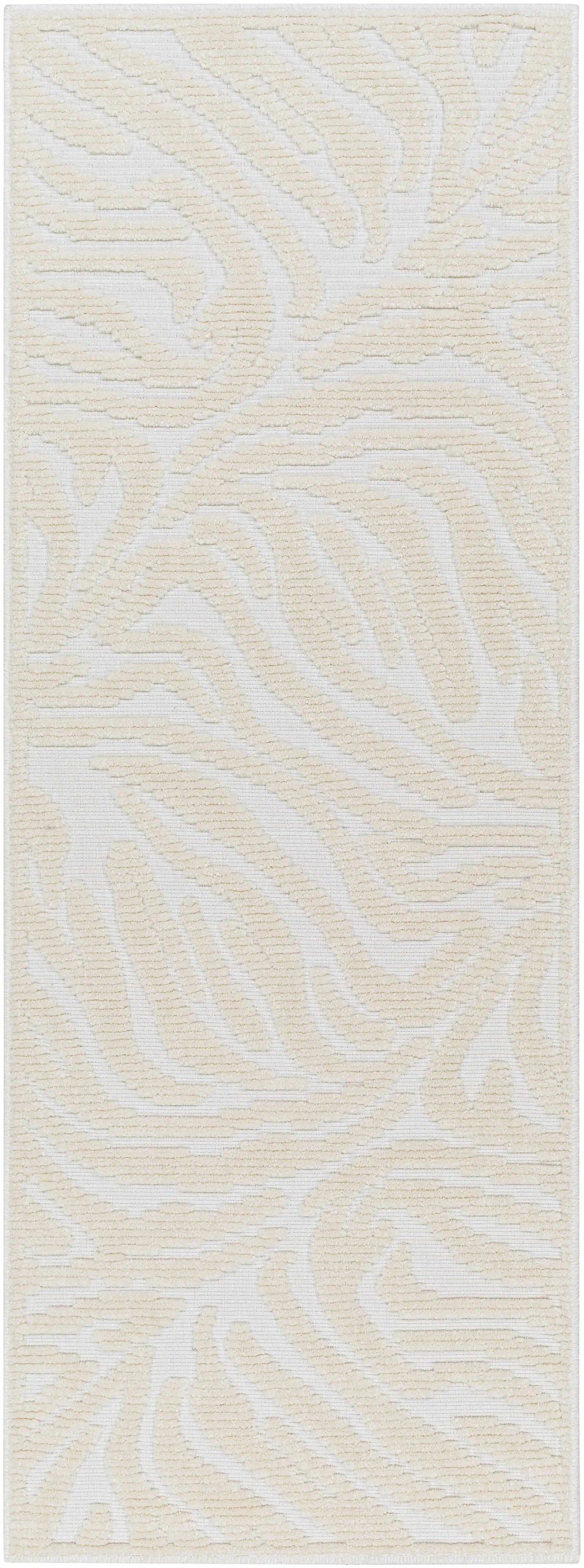 Keto Cream 3D Zebra Rug - Clearance by Boutique Rugs