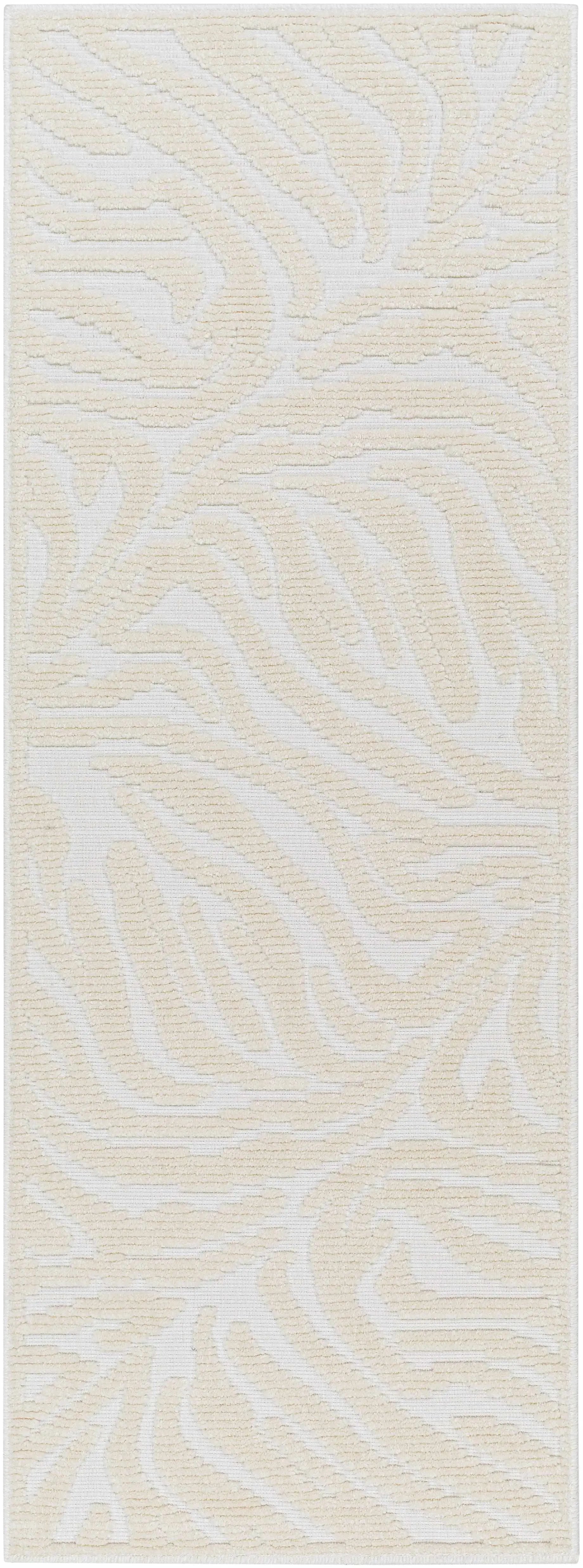 Keto Cream 3D Zebra Rug - Clearance by Boutique Rugs