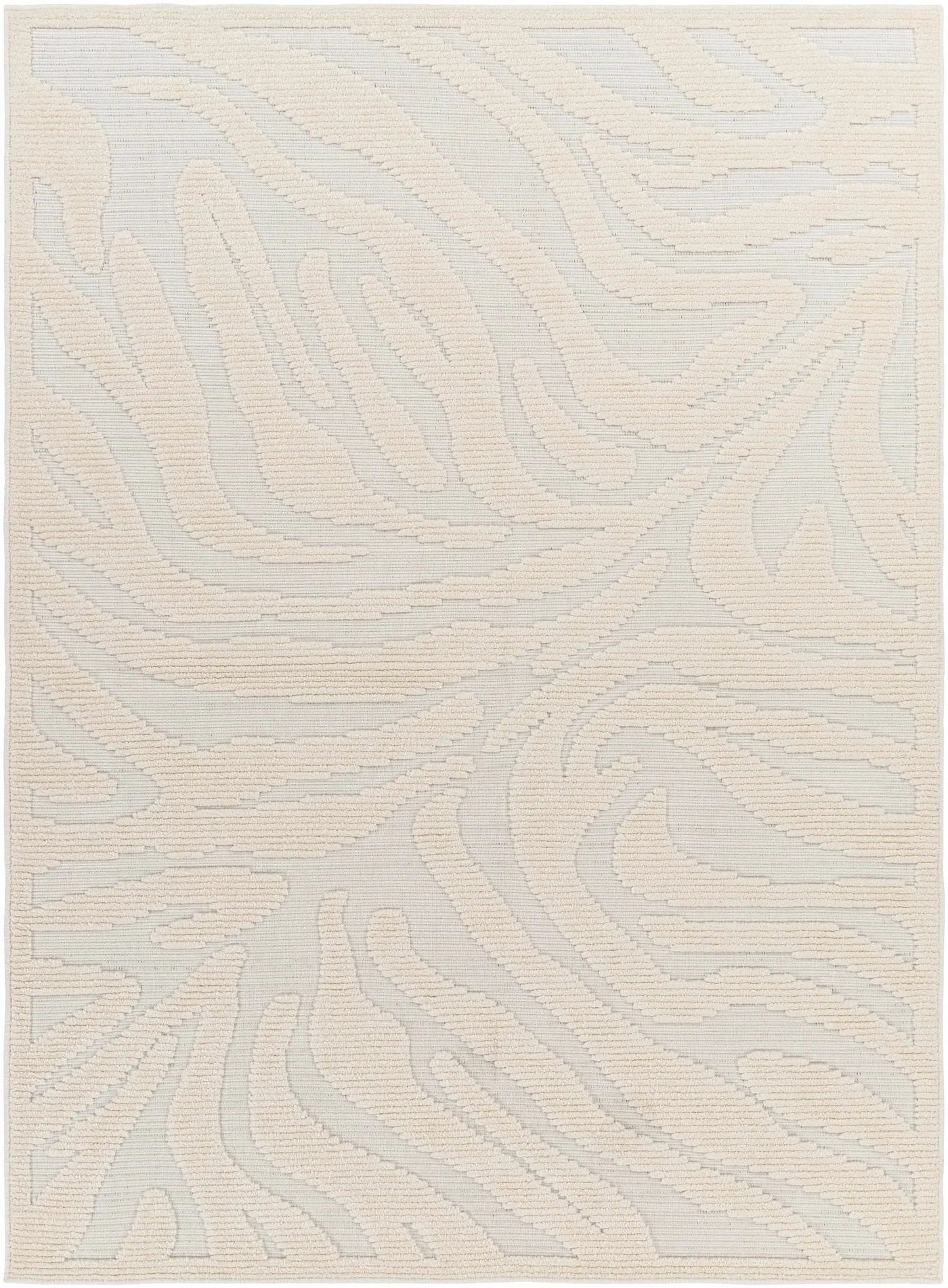 Keto Cream 3D Zebra Rug - Clearance by Boutique Rugs