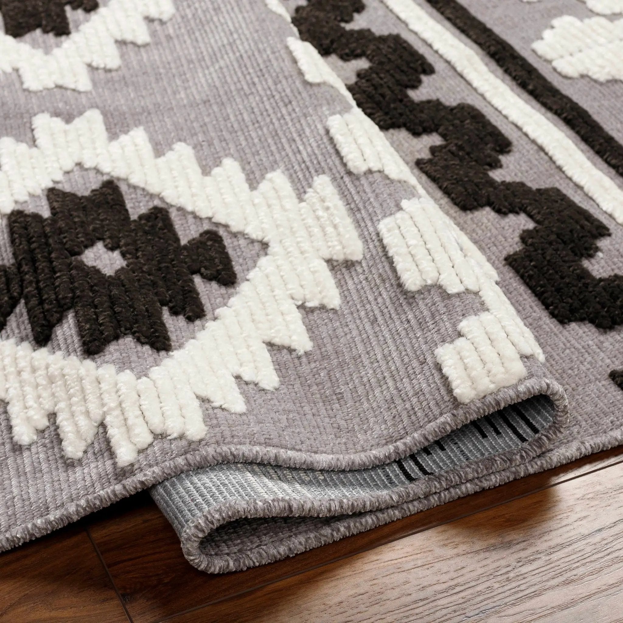 Noki Washable Textured Southwestern Rug - Clearance by Boutique Rugs