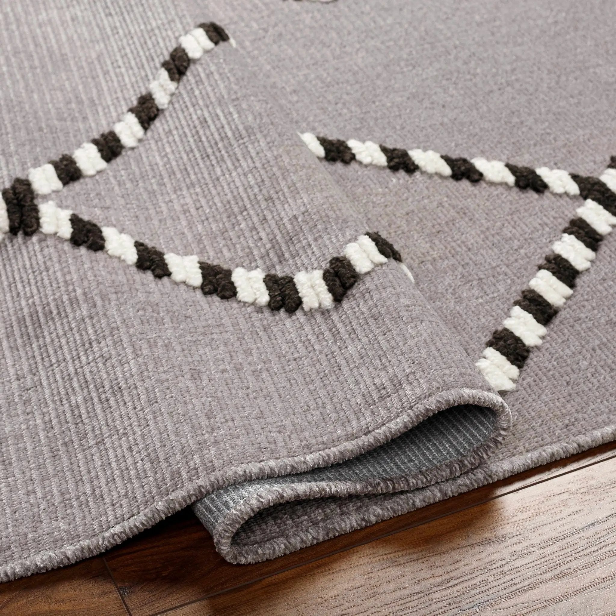 Rolf Textured Washable Rug - Clearance by Boutique Rugs