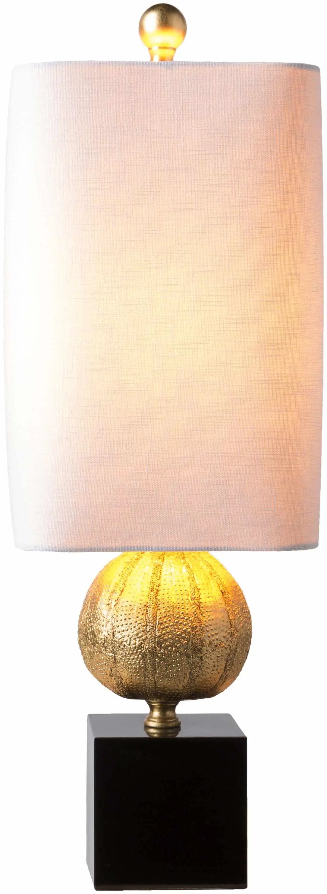 Watsonville Gold & Blac Resin Table Lamp by Boutique Rugs