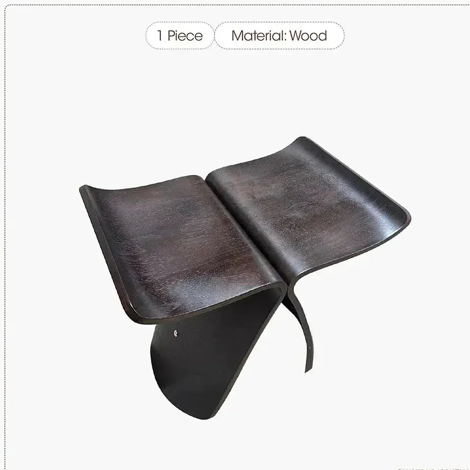 Small Stool Ottoman Storage for Apartment Living Spaces by House Of Avana