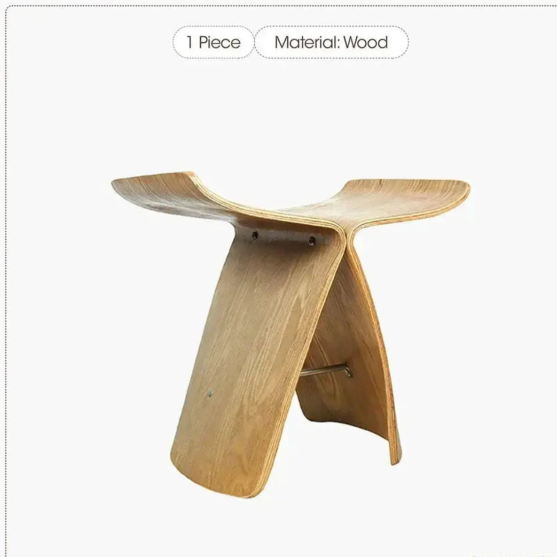 Small Stool Ottoman Storage for Apartment Living Spaces by House Of Avana