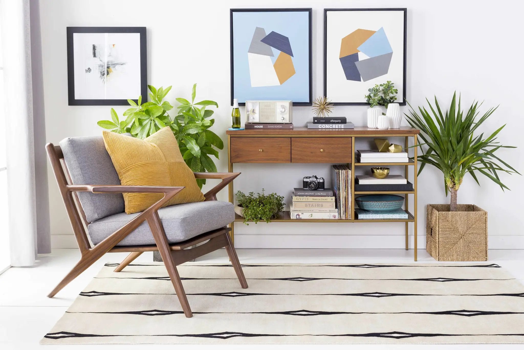 Smartt Beige&Black Premium Wool Rug - Clearance by Boutique Rugs