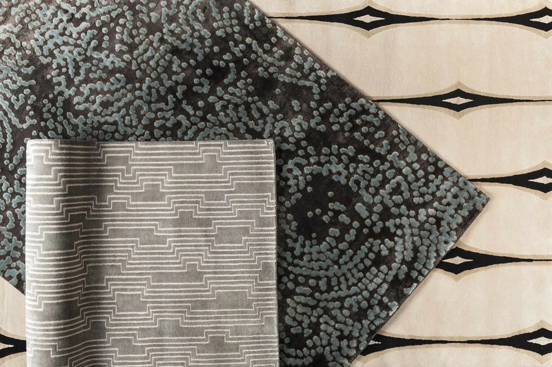 Smartt Beige&Black Premium Wool Rug - Clearance by Boutique Rugs