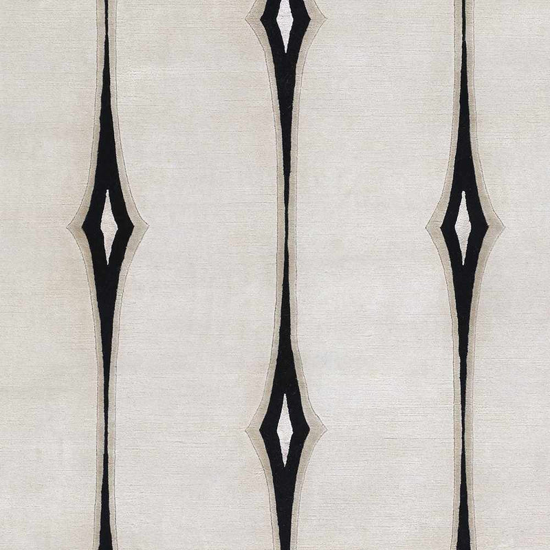 Smartt Beige&Black Premium Wool Rug - Clearance by Boutique Rugs