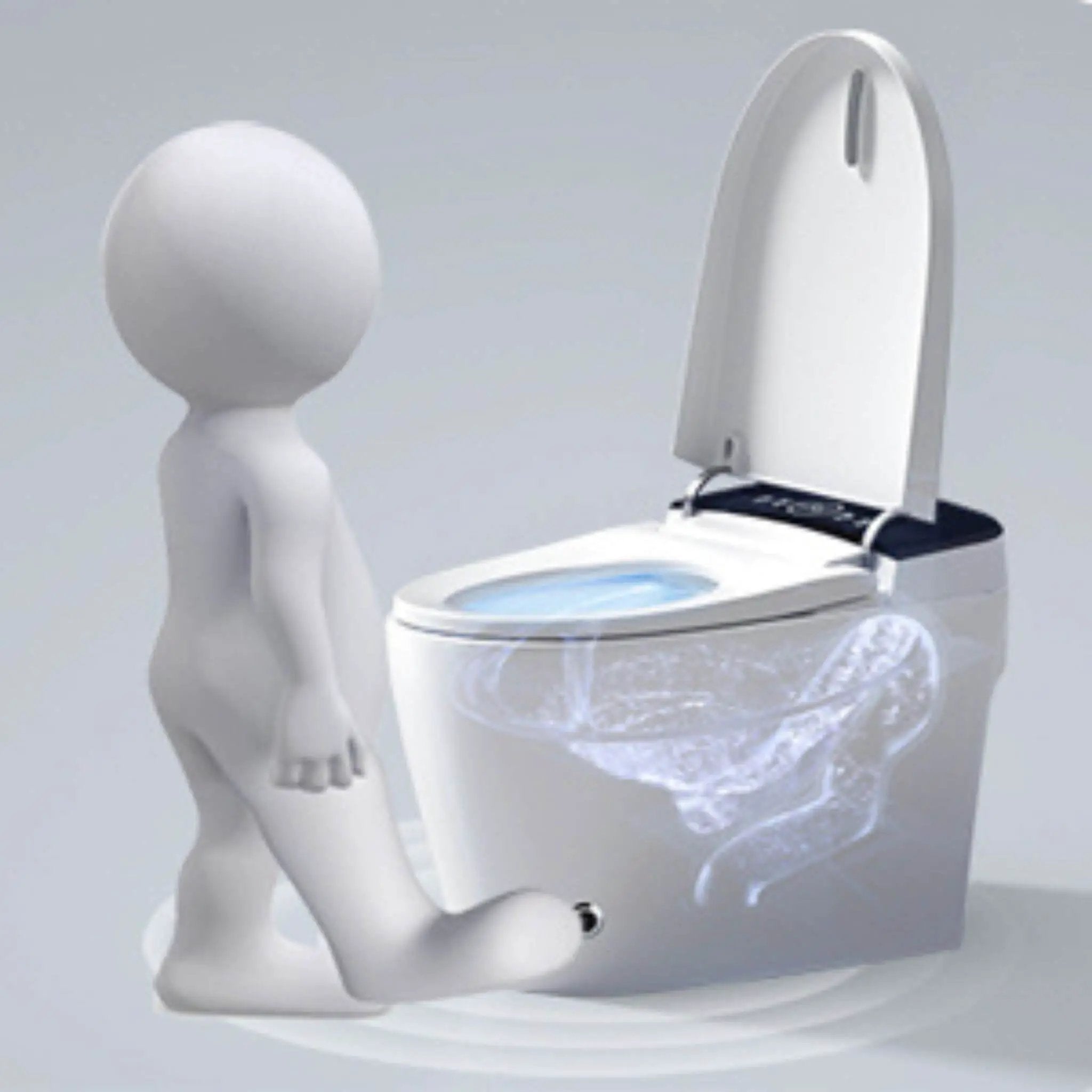 Nuvia Smart Auto Dual Flush Tankless Toilet With Heated Bidet, Auto Open And Close (SAK37415) by SAKSBY WHOLESALE
