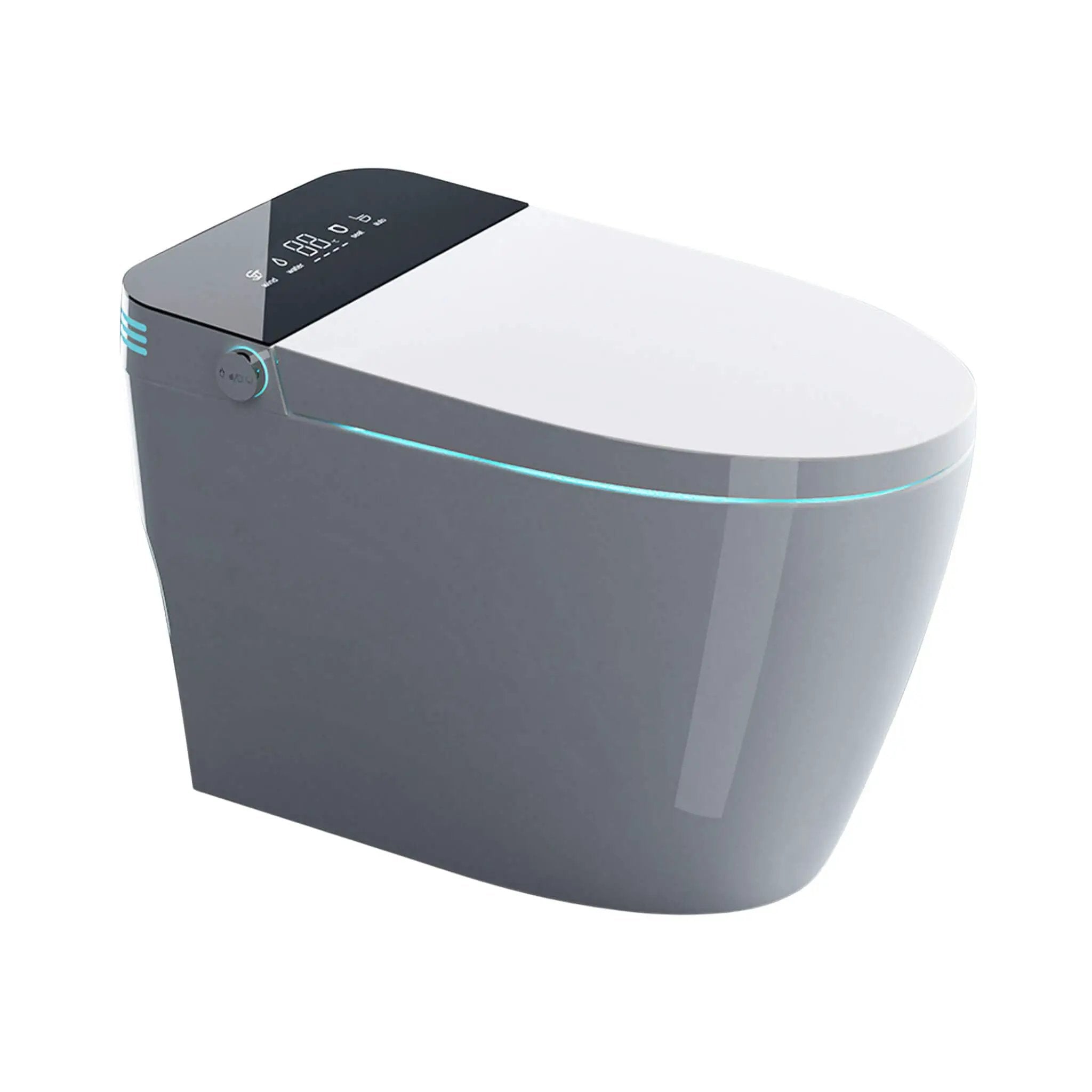 Nuvia Smart Auto Dual Flush Tankless Toilet With Heated Bidet, Auto Open And Close (SAK37415) by SAKSBY WHOLESALE