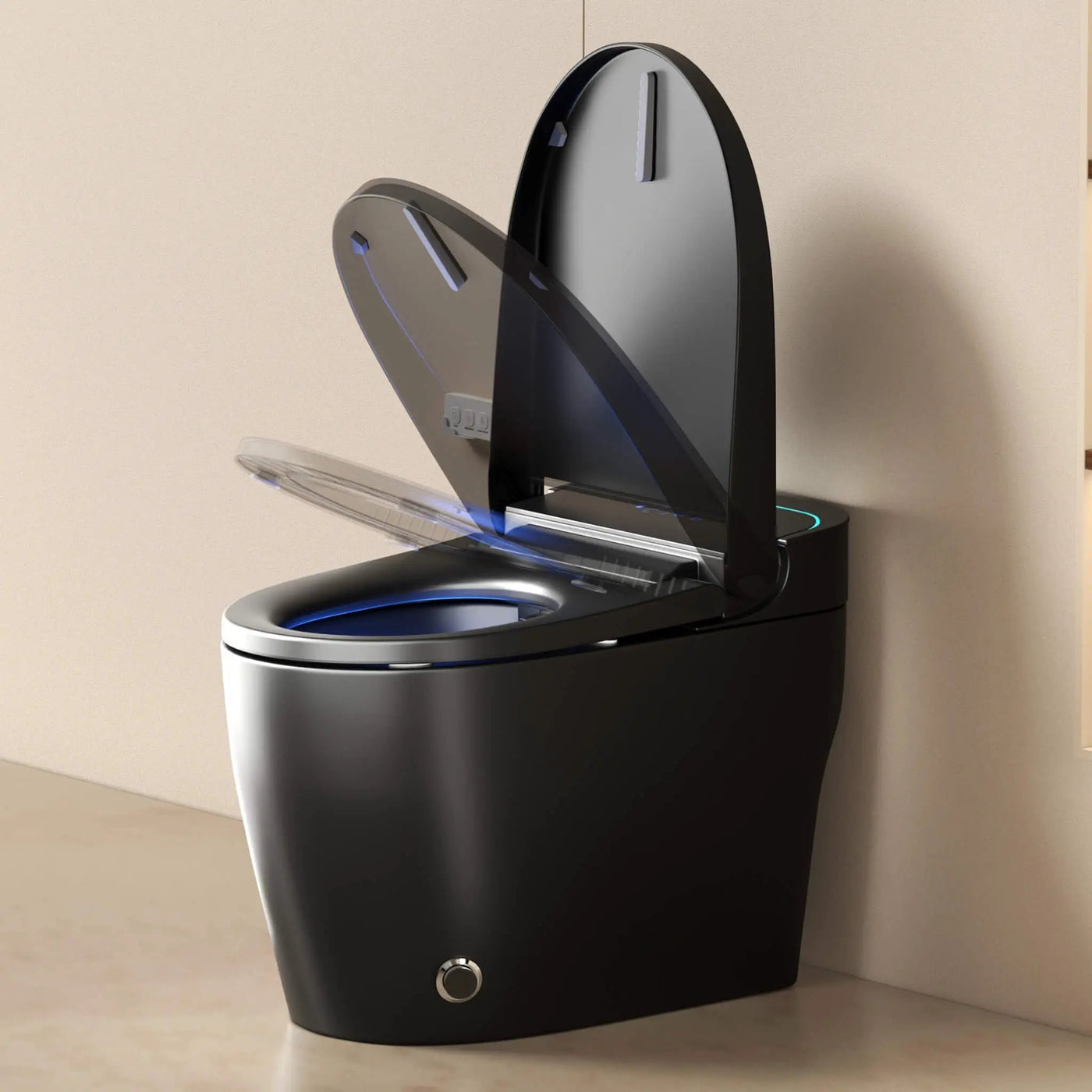 Smart One-Piece Bidet Toilet With Auto Open/Close Seat And Dryer (SAK86135) by SAKSBY WHOLESALE
