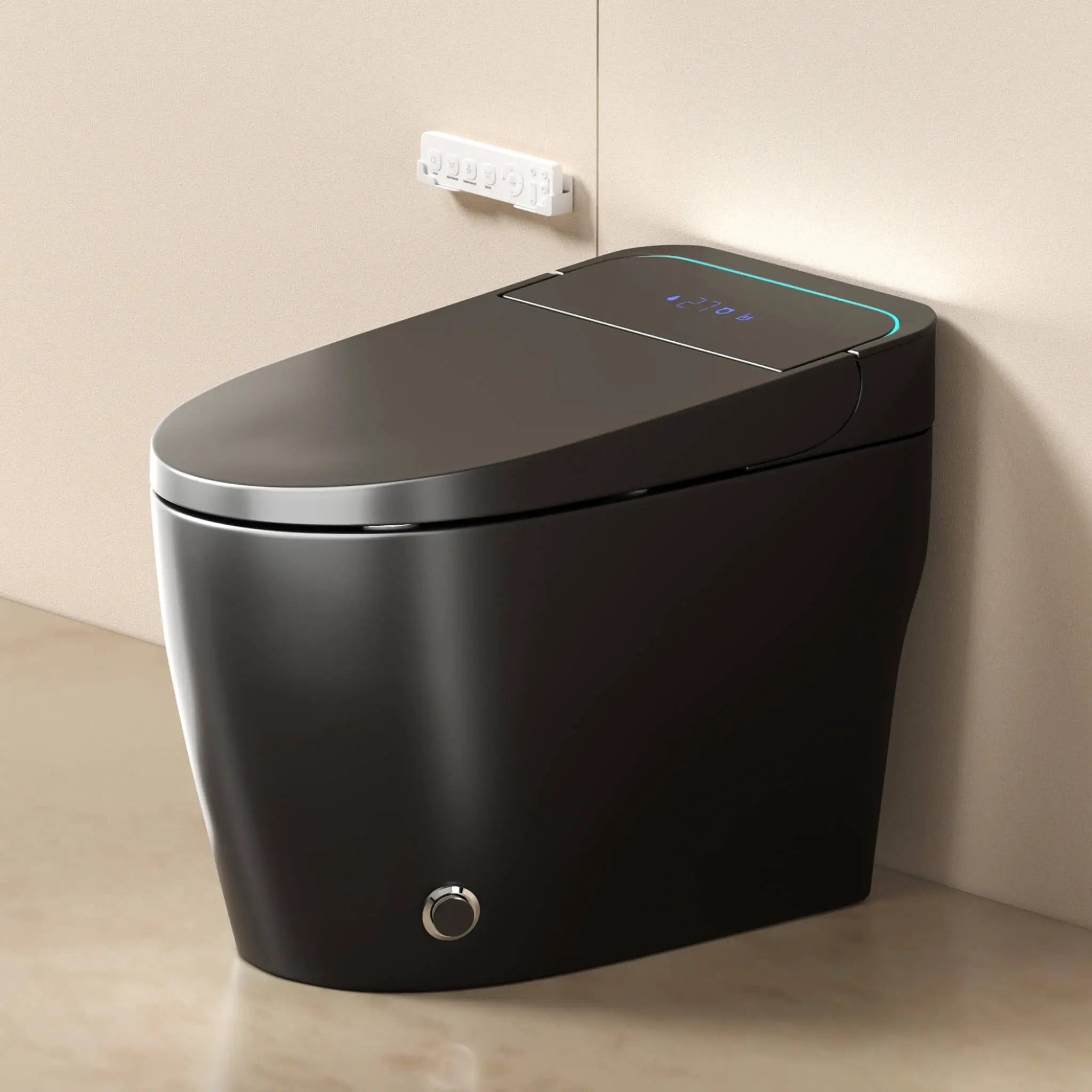 Nuvia Smart One-Piece Bidet Toilet With Auto Open/Close Seat And Dryer (SAK86135) by SAKSBY WHOLESALE