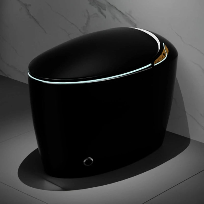 Nuvia Smart One-Piece Toilet With Bidet, Foot Sensor, LED Display And Dryer (SAK80112) by SAKSBY WHOLESALE