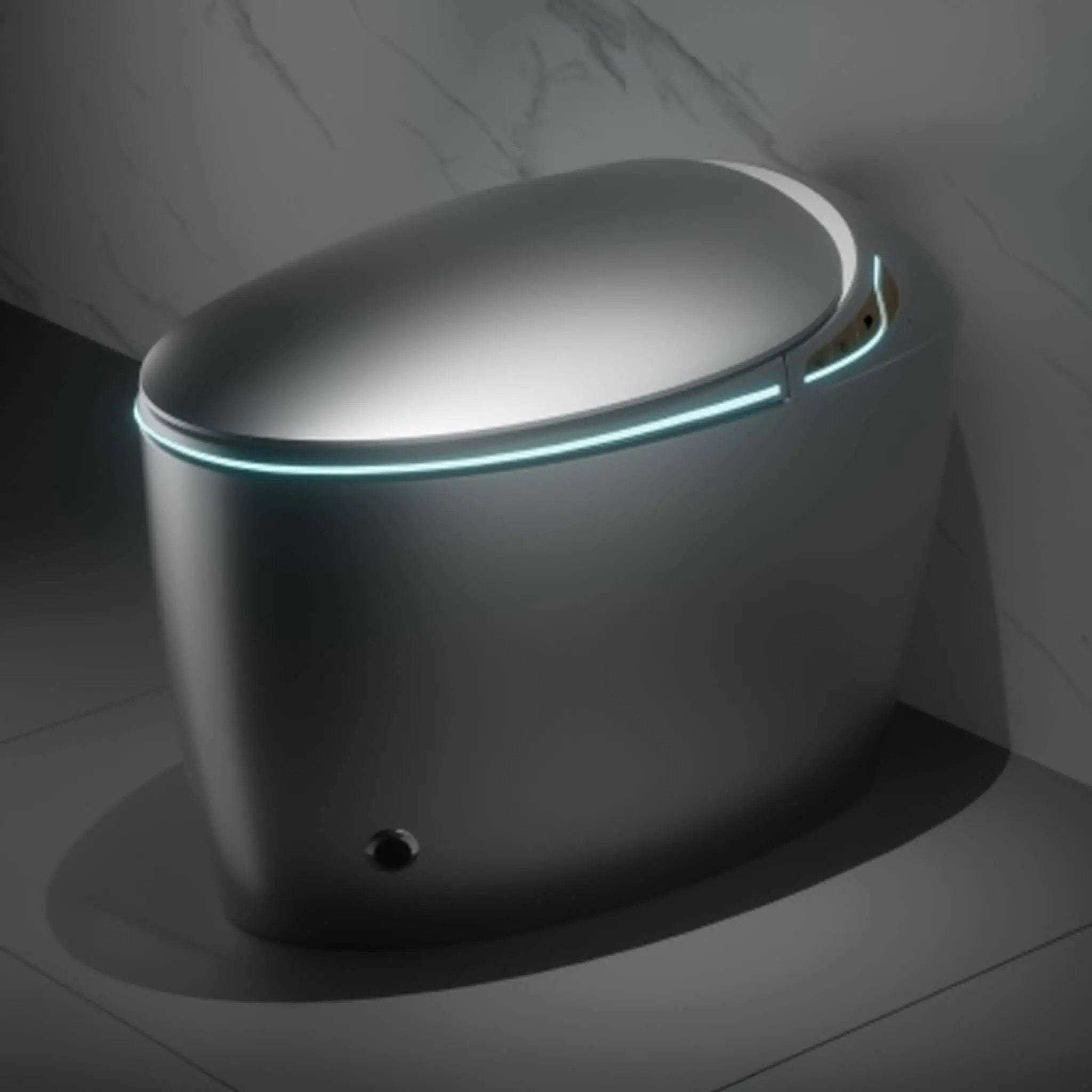 Nuvia Smart One-Piece Toilet With Bidet, Foot Sensor, LED Display And Dryer (SAK80112) by SAKSBY WHOLESALE