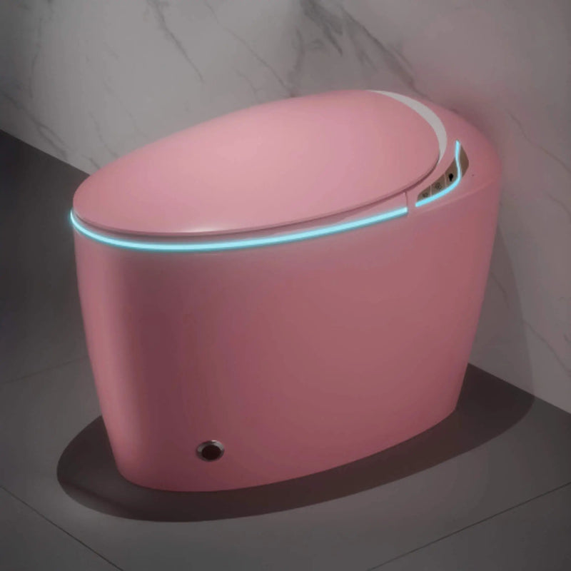 Nuvia Smart One-Piece Toilet With Bidet, Foot Sensor, LED Display And Dryer (SAK80112) by SAKSBY WHOLESALE