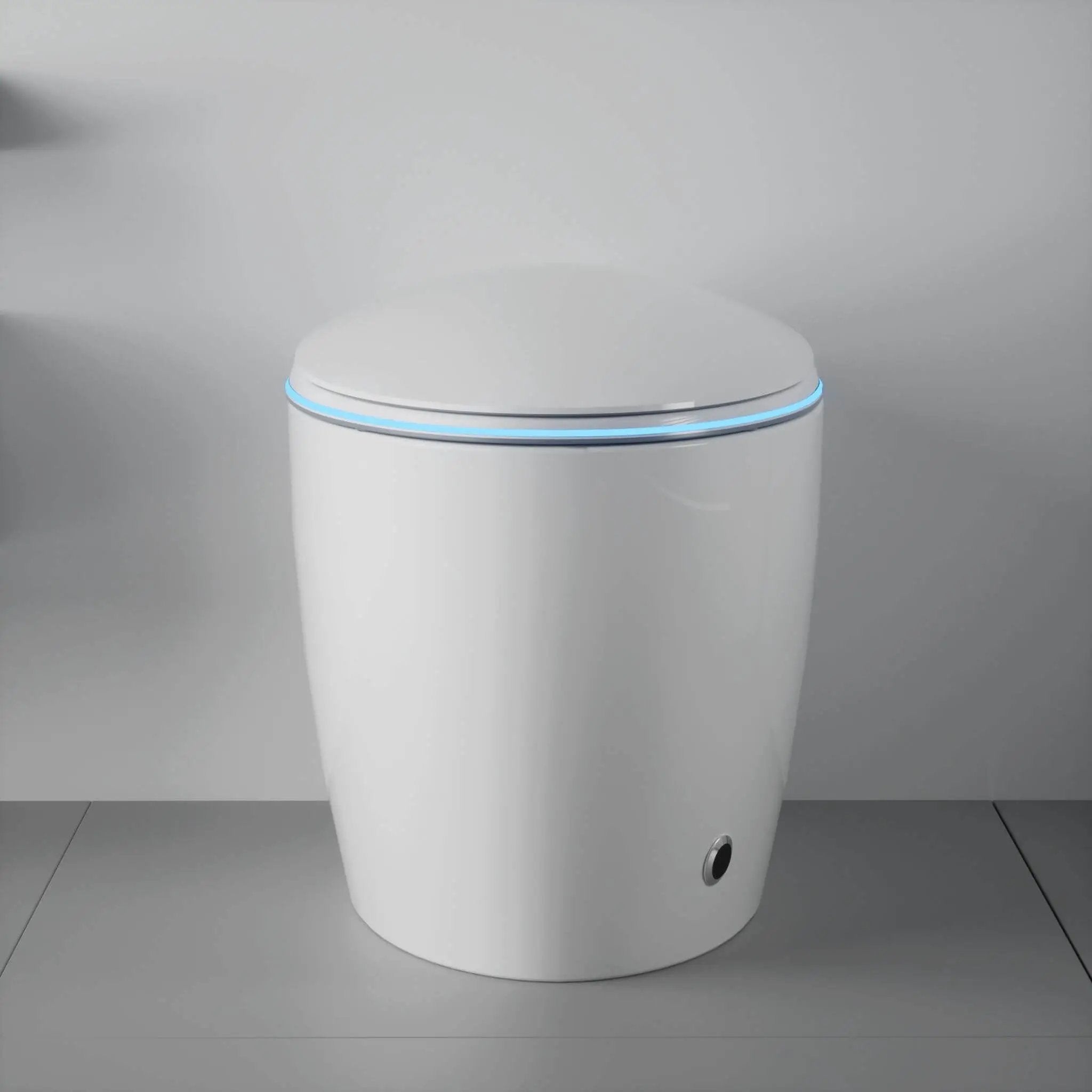 Nuvia Smart One-Piece Toilet With Bidet, Foot Sensor, LED Display And Dryer (SAK80112) by SAKSBY WHOLESALE