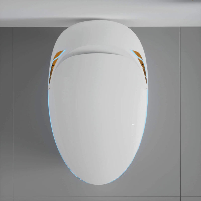 Nuvia Smart One-Piece Toilet With Bidet, Foot Sensor, LED Display And Dryer (SAK80112) by SAKSBY WHOLESALE