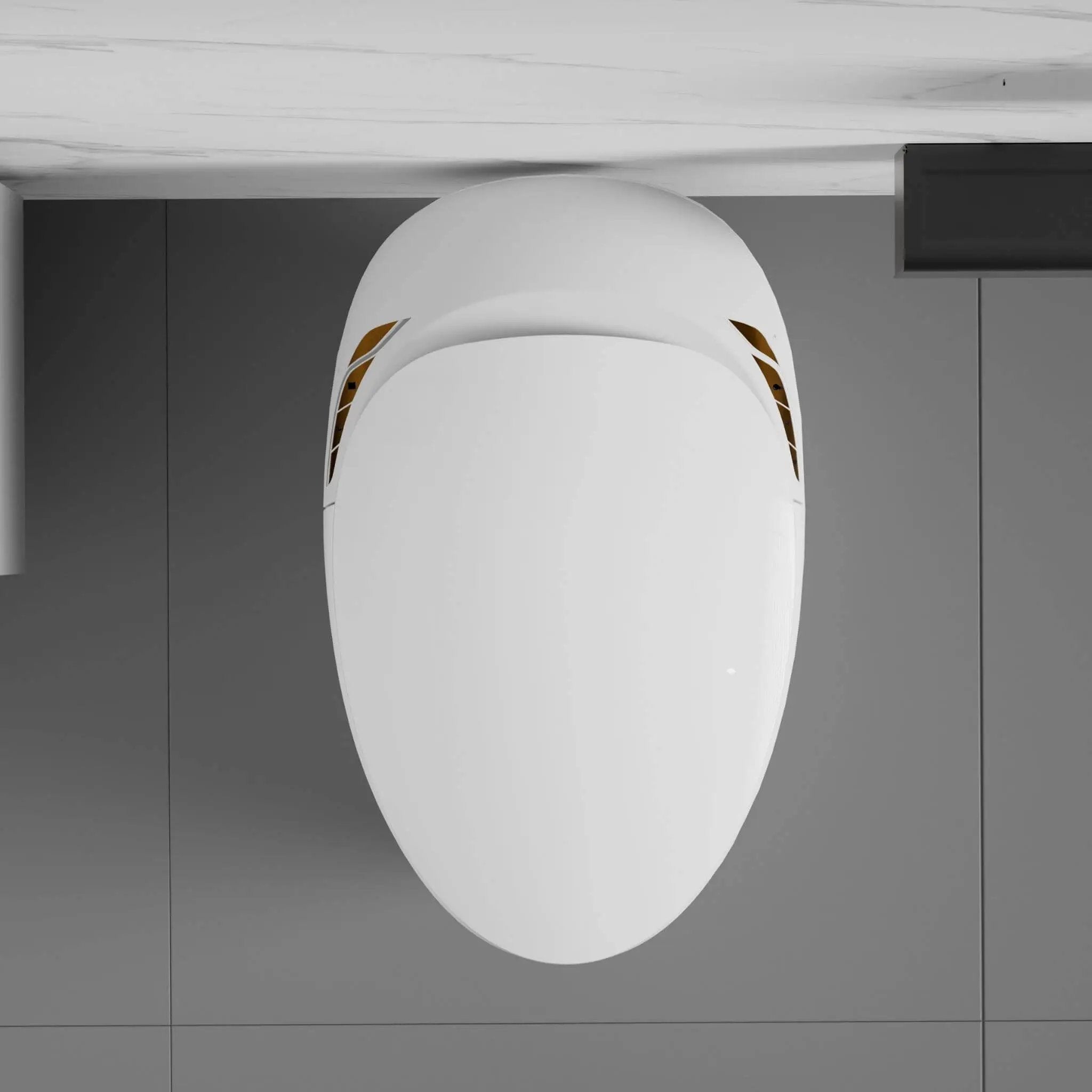 Nuvia Smart One-Piece Toilet With Bidet, Foot Sensor, LED Display And Dryer (SAK80112) by SAKSBY WHOLESALE