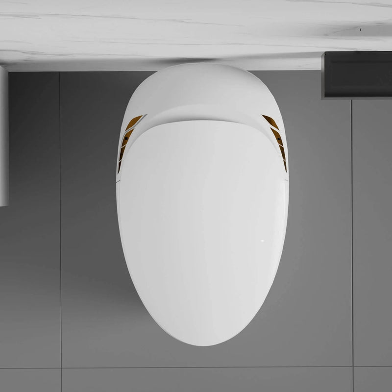 Nuvia Smart One-Piece Toilet With Bidet, Foot Sensor, LED Display And Dryer (SAK80112) by SAKSBY WHOLESALE
