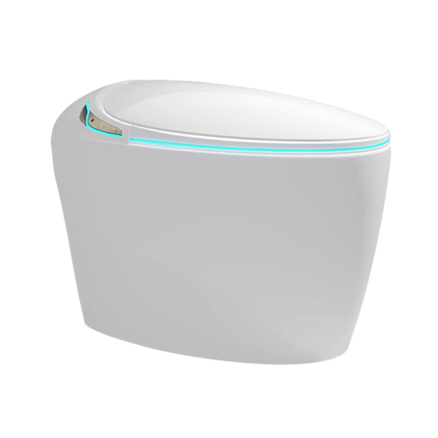 Smart One-Piece Toilet With Bidet, Foot Sensor, LED Display And Dryer (SAK80112) by SAKSBY WHOLESALE