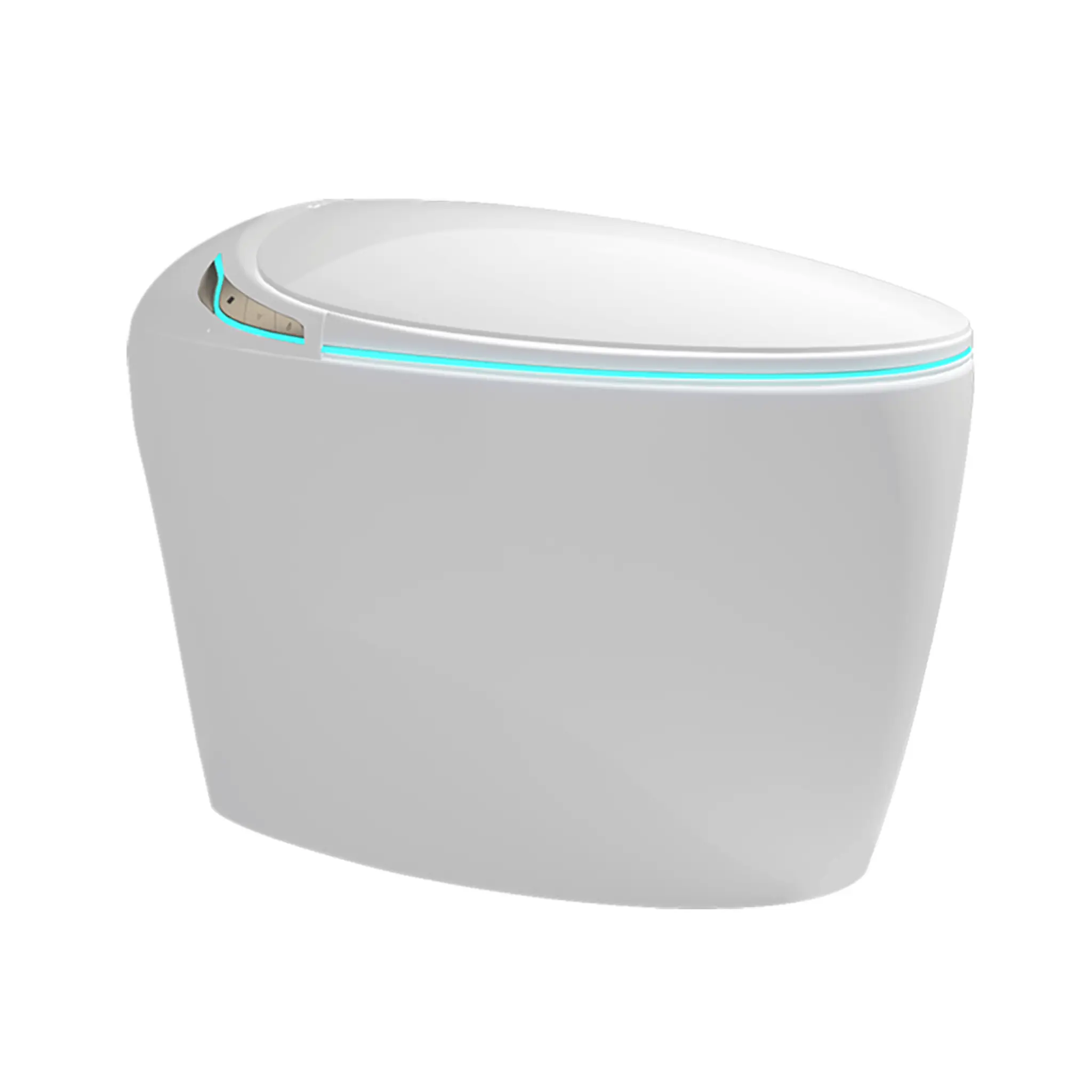 Nuvia Smart One-Piece Toilet With Bidet, Foot Sensor, LED Display And Dryer (SAK80112) by SAKSBY WHOLESALE