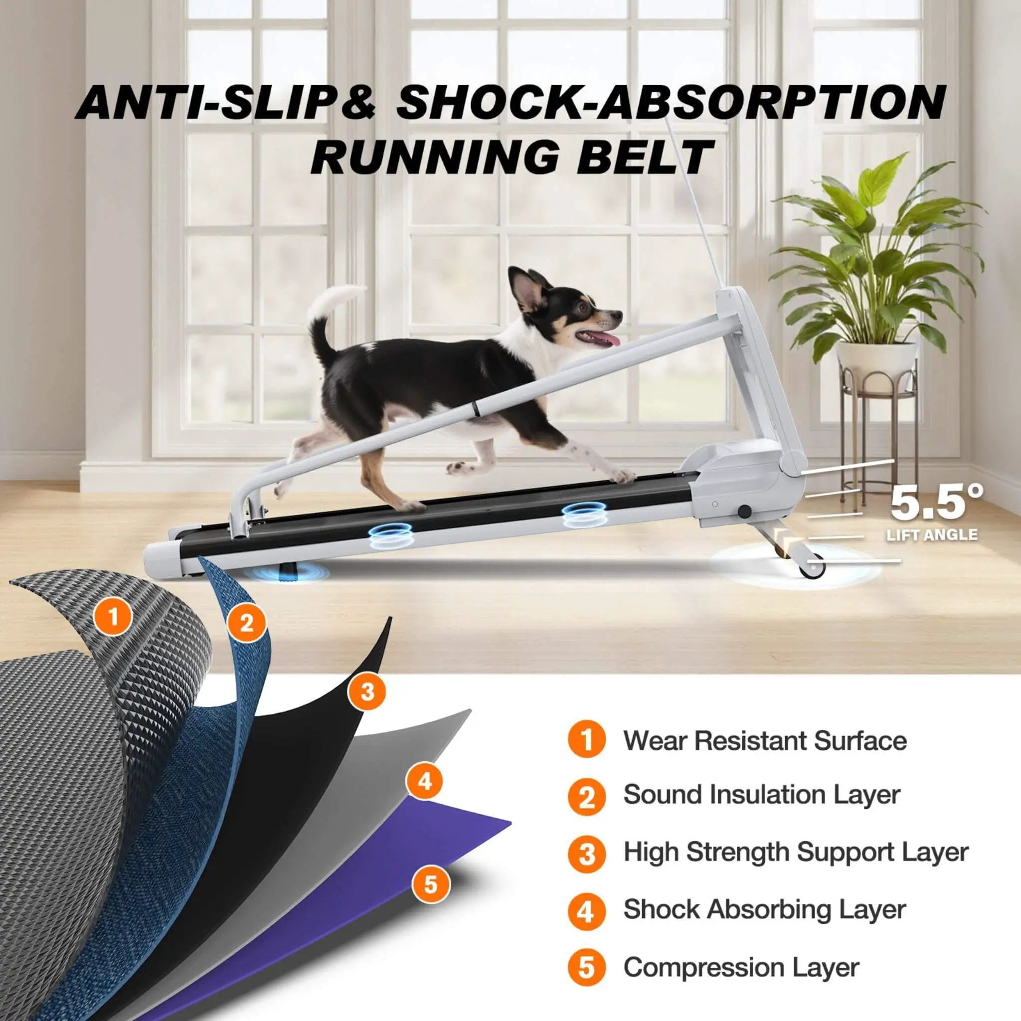 Smart Pet Treadmill With Adjustable Speed For Small And Medium Dogs (SAK72537) by SAKSBY WHOLESALE