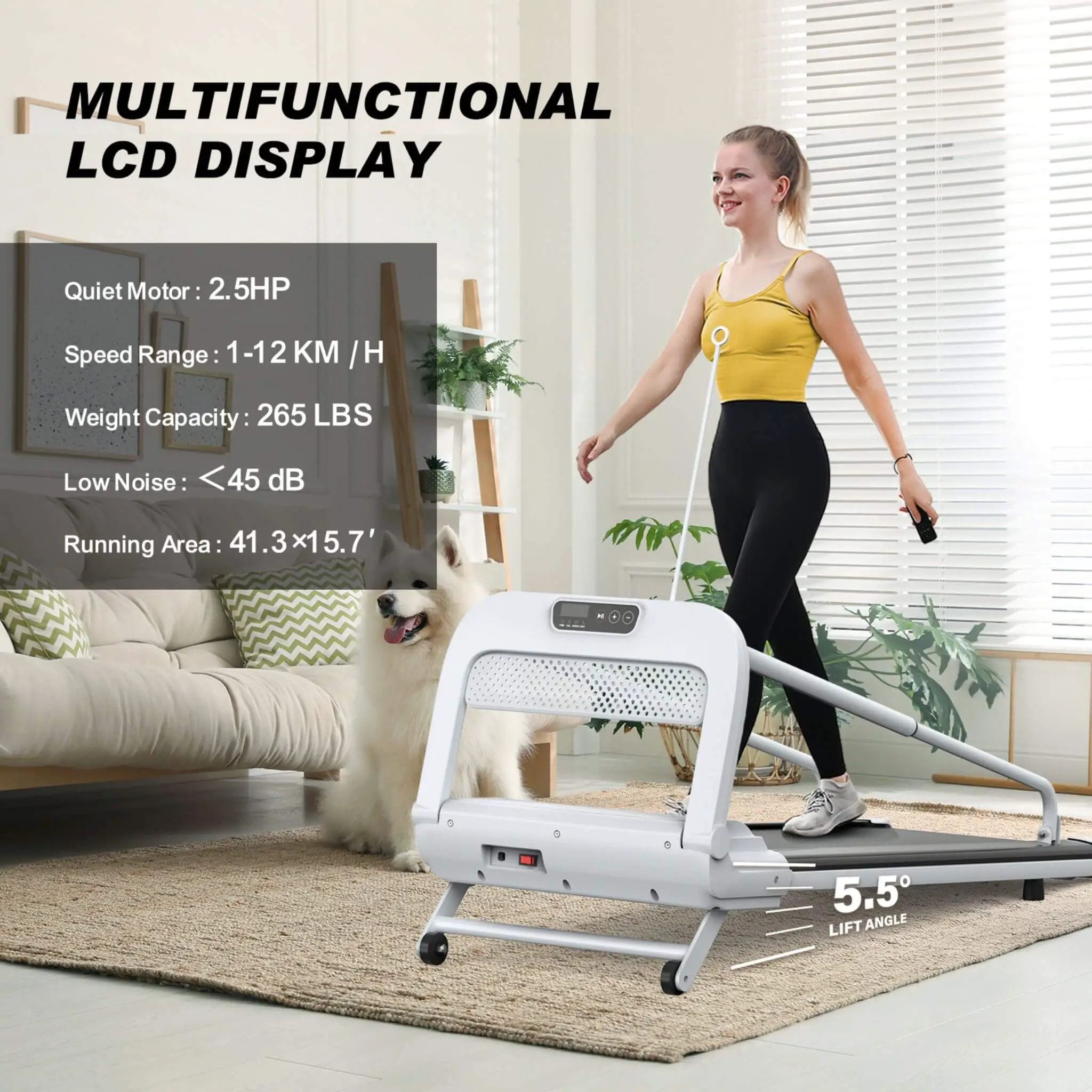 Smart Pet Treadmill With Adjustable Speed For Small And Medium Dogs (SAK72537) by SAKSBY WHOLESALE