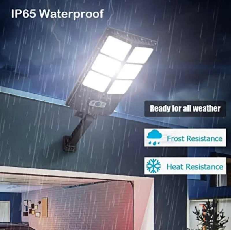 SmartYard 150W Solar Lights, 3 Modes Led Solar Wall Light Motion Sensor with Remote Control, 8000LM by Outdoor Solar Outlet