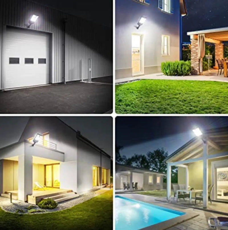 SmartYard 150W Solar Lights, 3 Modes Led Solar Wall Light Motion Sensor with Remote Control, 8000LM by Outdoor Solar Outlet