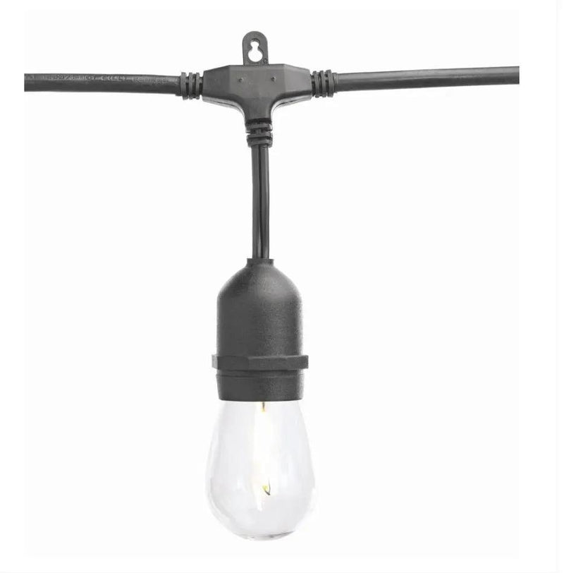 SmartYard 24 Ft. Waterproof LED String Light, 12 bulbs Plug-In by Outdoor Solar Outlet