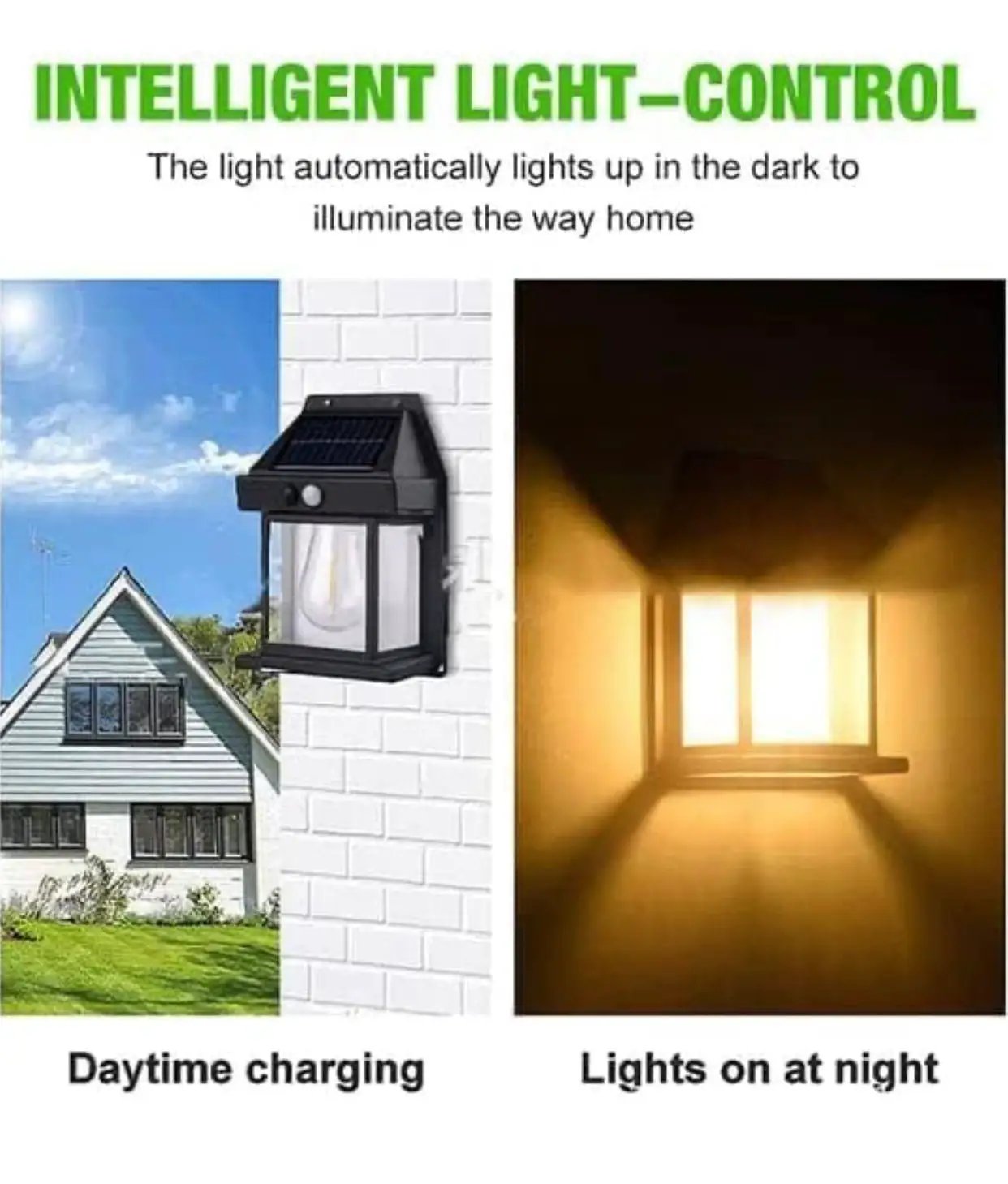SmartYard 4 Pack Solar Sensor Motion Wall Lights Tungsten Lamps Exterior Porch Lanterns by Outdoor Solar Outlet