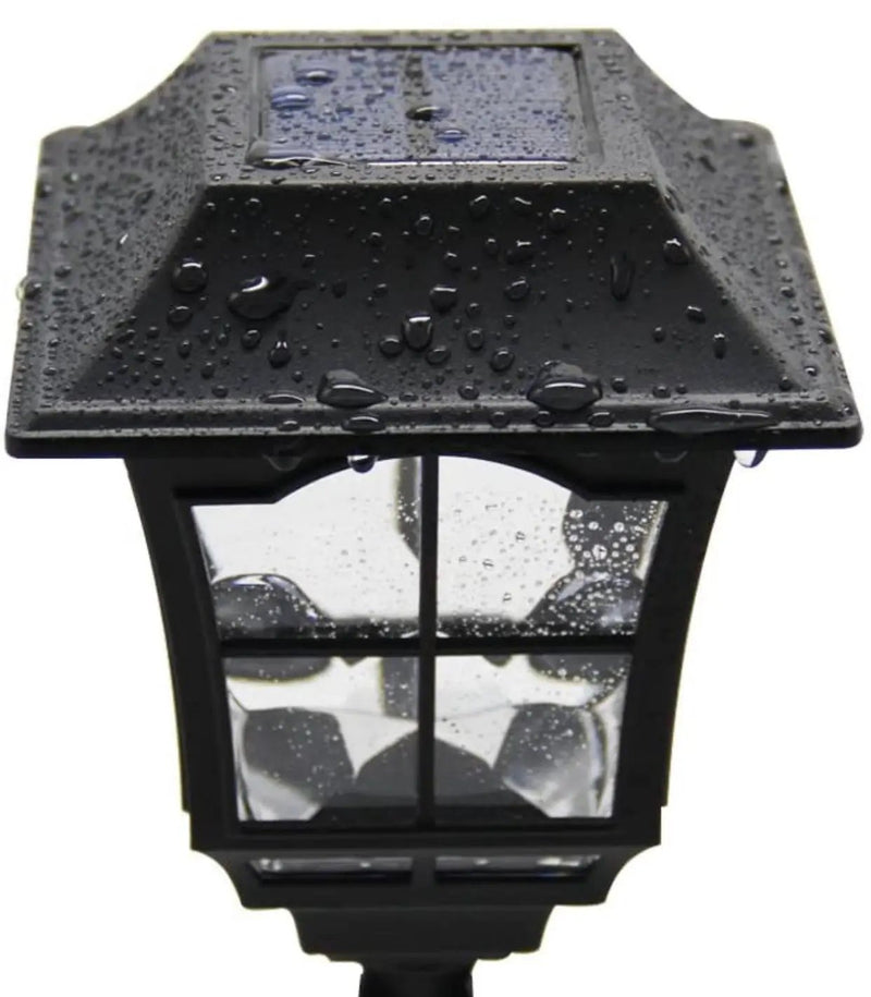 SmartYard 4 Pack Solar Wall Lantern Outdoor Wall Sconce 15 Lumens Solar Outdoor Christmas Led Light Fixture with Wall Mount Kit by Outdoor Solar Outlet