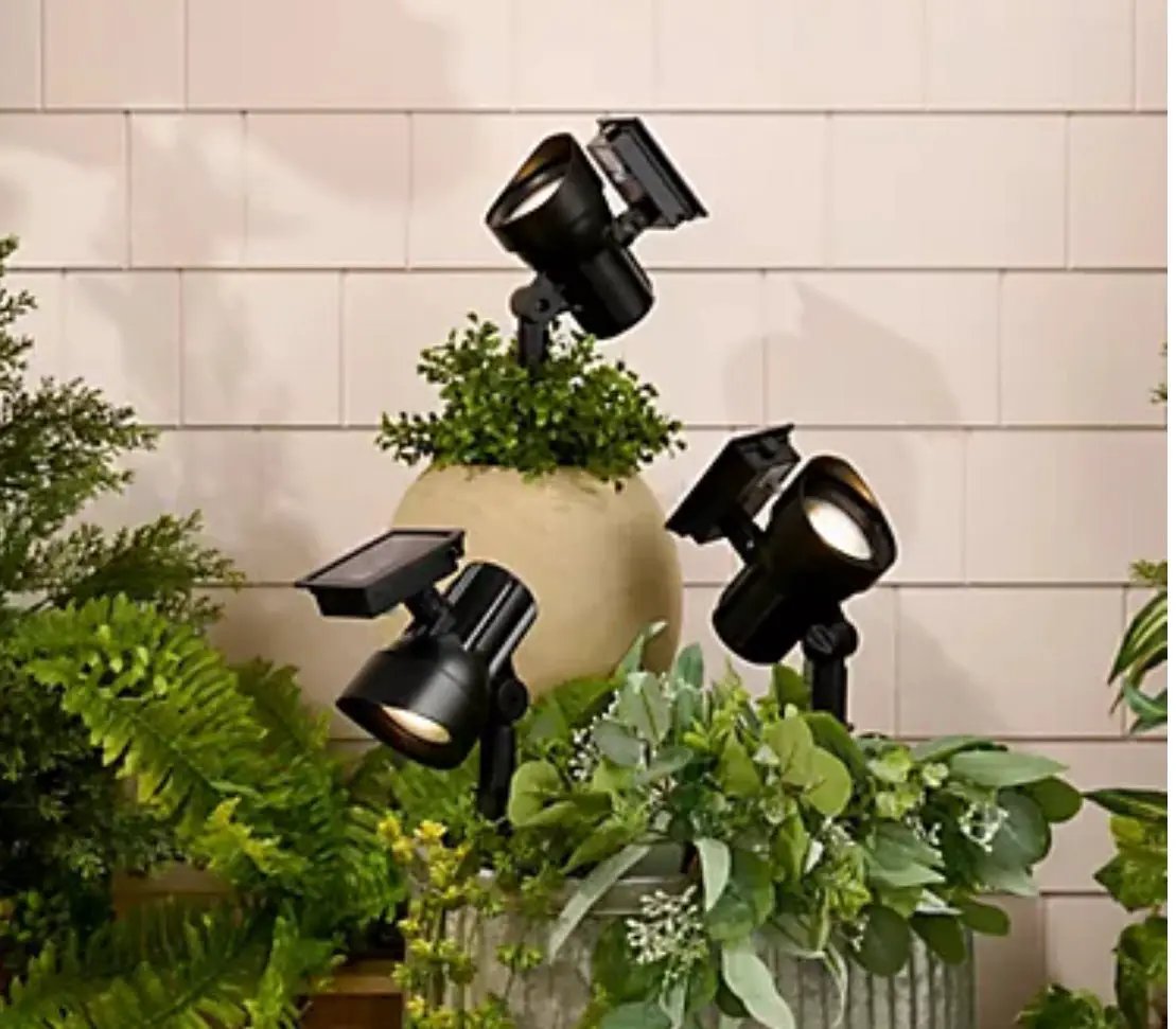 SmartYard 50 Lumen Solar Outdoor Landscape Spot Light, Black (5-Pack) by Outdoor Solar Outlet